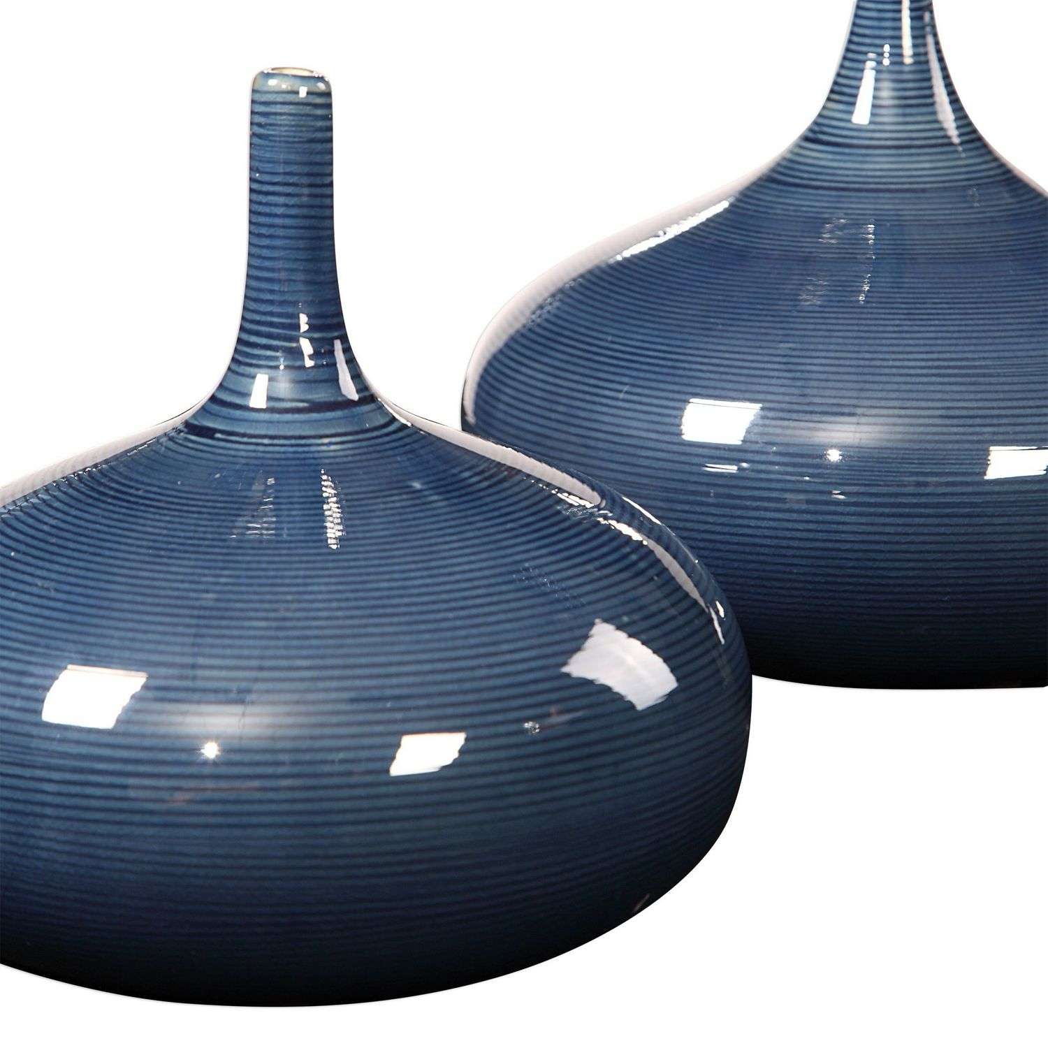Uttermost Zayan Vases - Set of 2 - Blue
