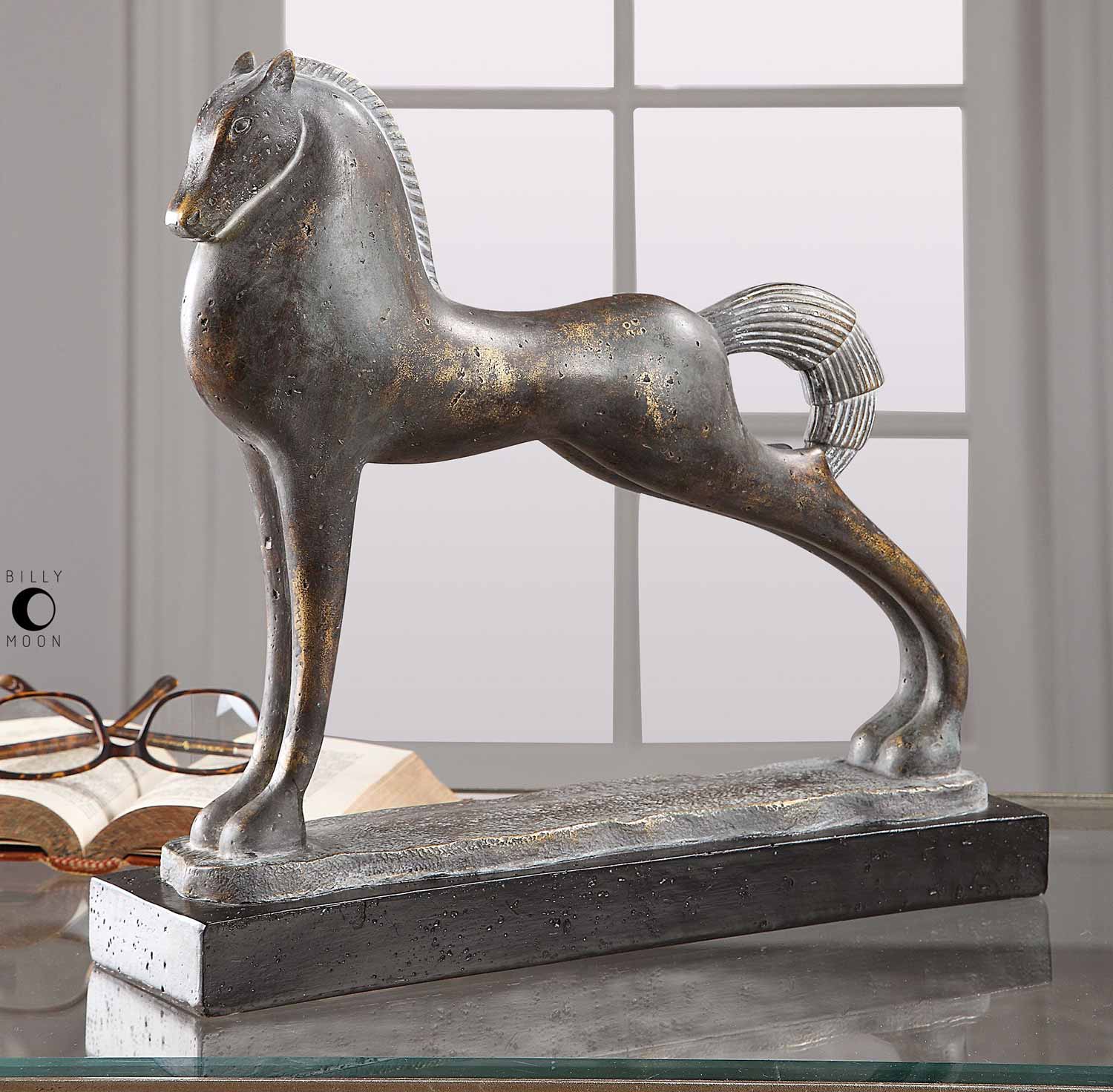 Uttermost Epeius Horse Statue - Bronze