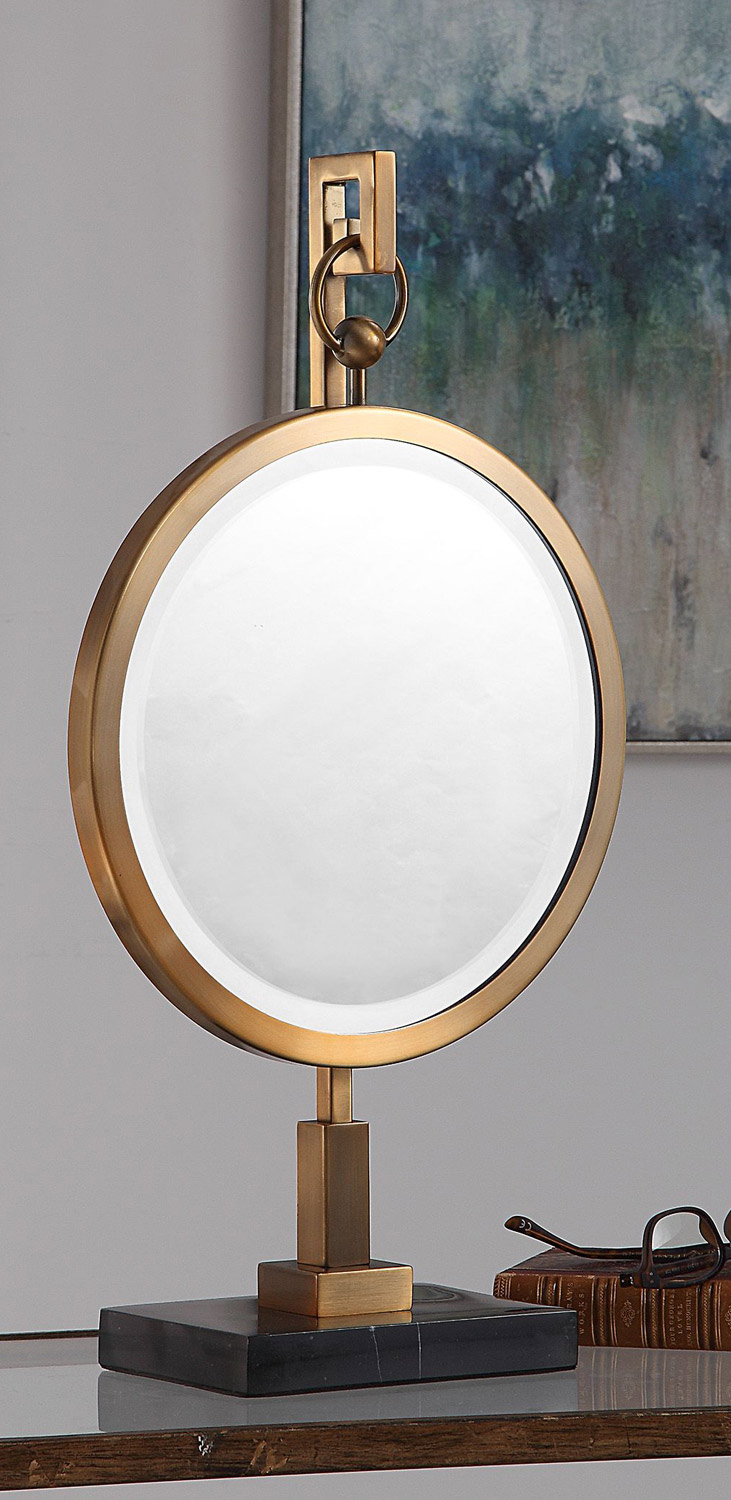 Uttermost Nori Tabletop Mirror - Bronze