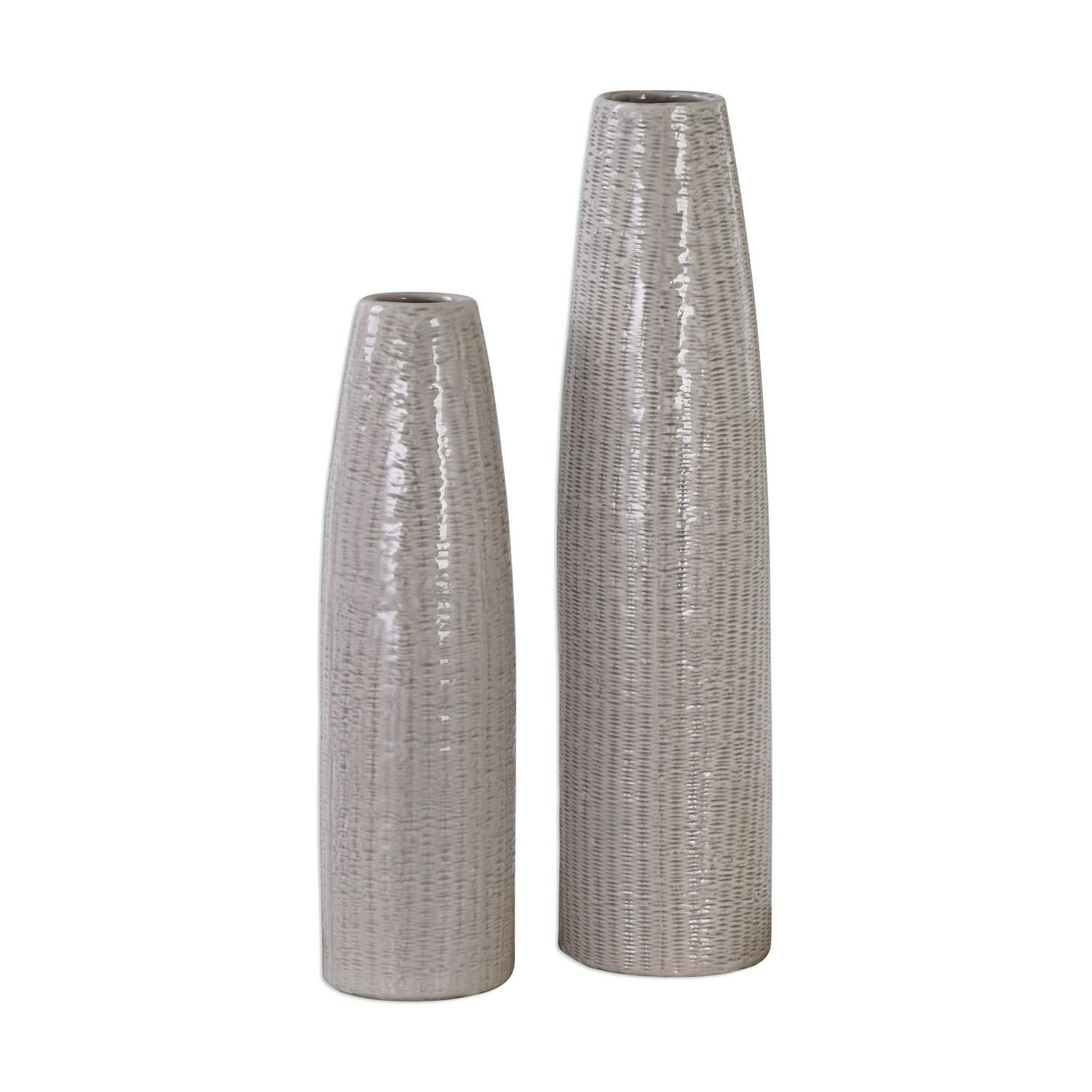 Uttermost Sara Vases - Set of 2 - Textured Ceramic