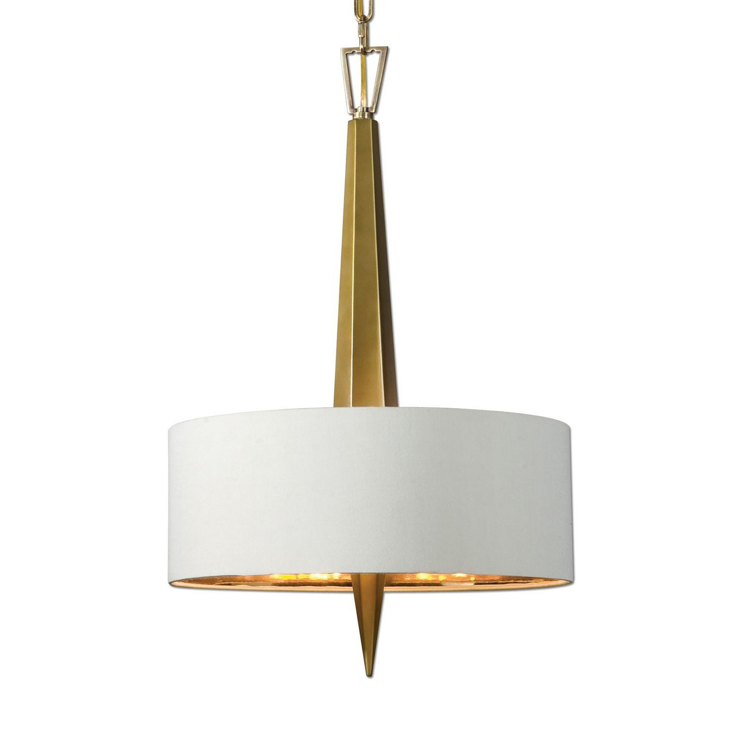 Uttermost Obeliska 3 Light Chandelier - Gold