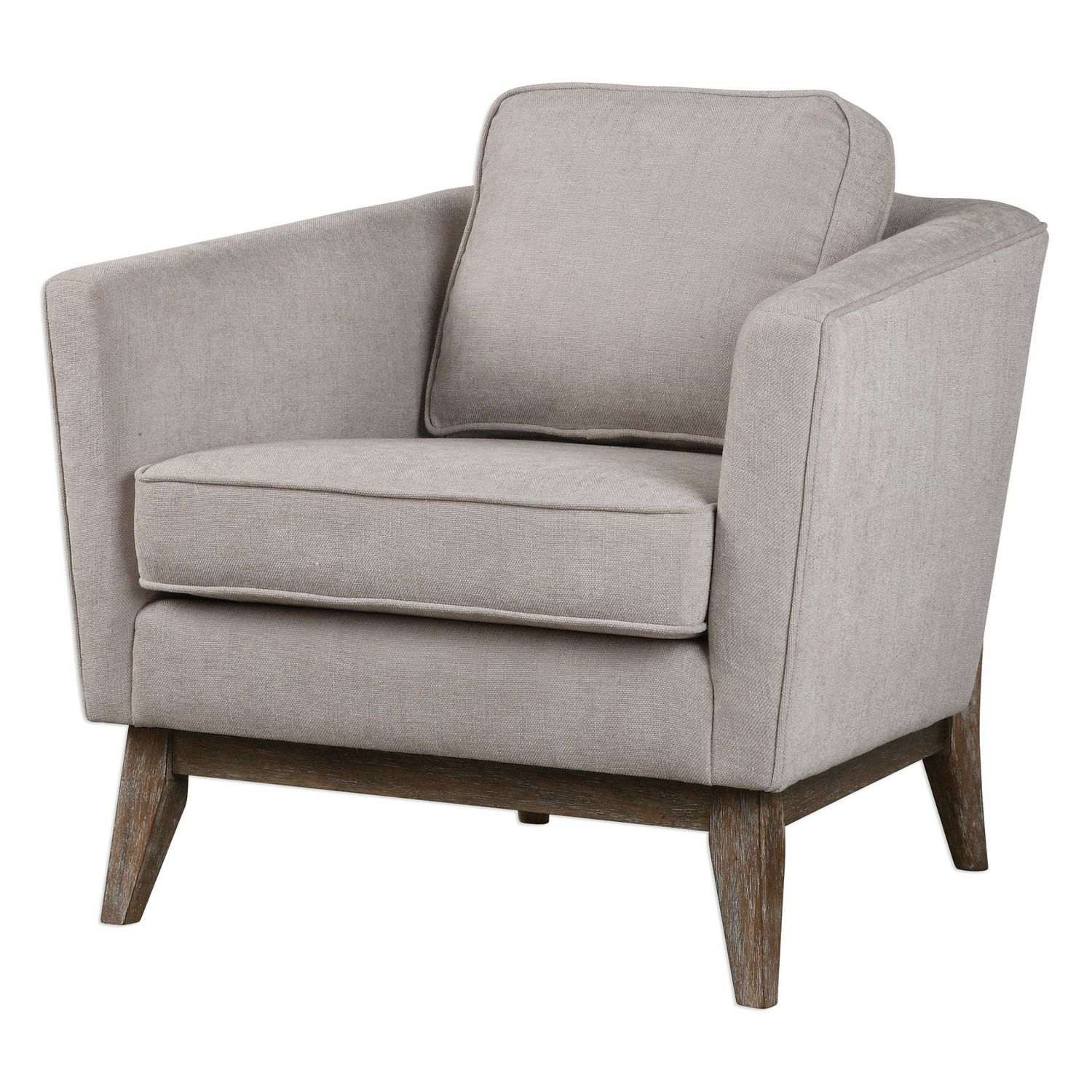 Uttermost Varner Accent Chair - Beige Linen