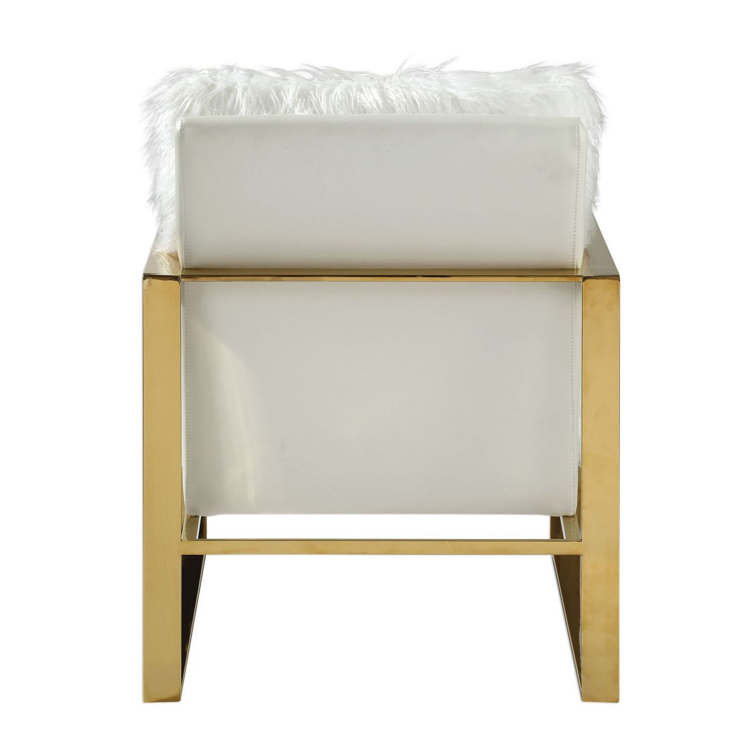 Uttermost Delphine Accent Chair - White