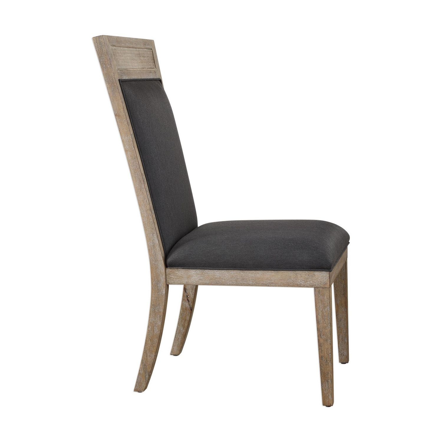 Uttermost Encore Armless Chair - Dark Gray