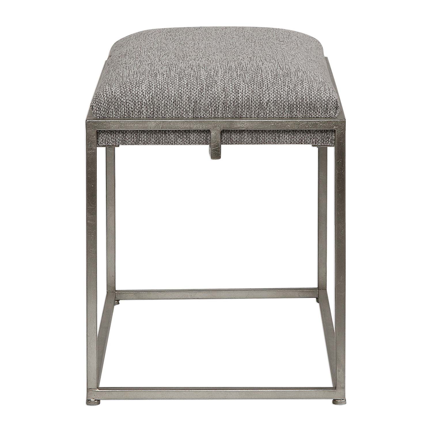 Uttermost Edie Small Bench - Silver