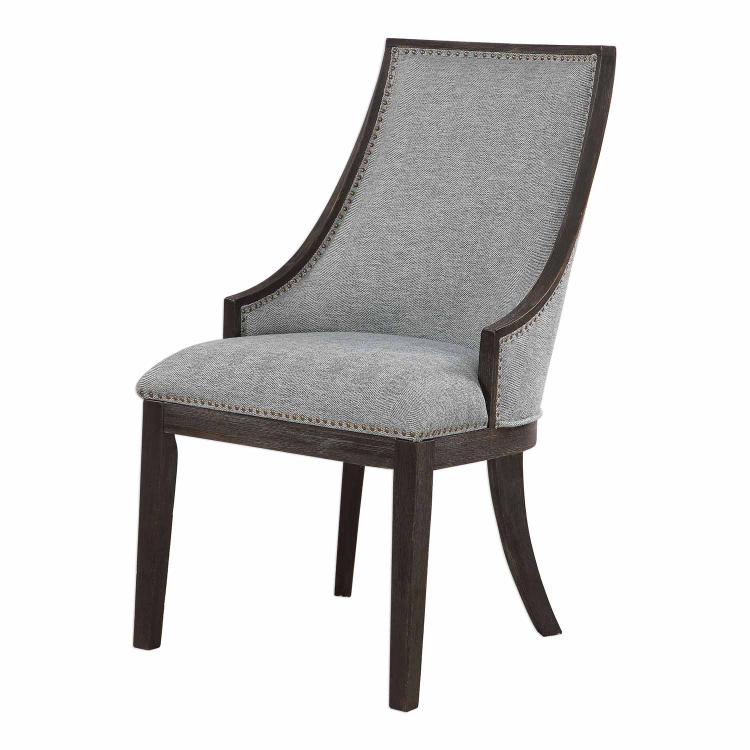 Uttermost Janis Accent Chair - Ebony