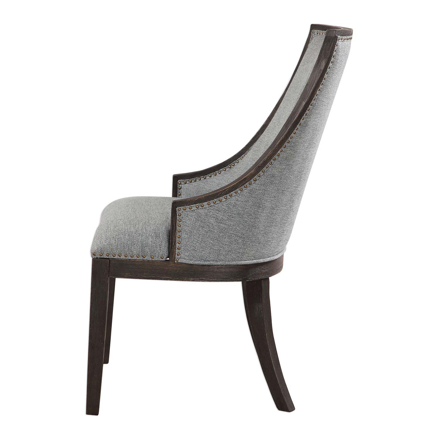 Uttermost Janis Accent Chair - Ebony