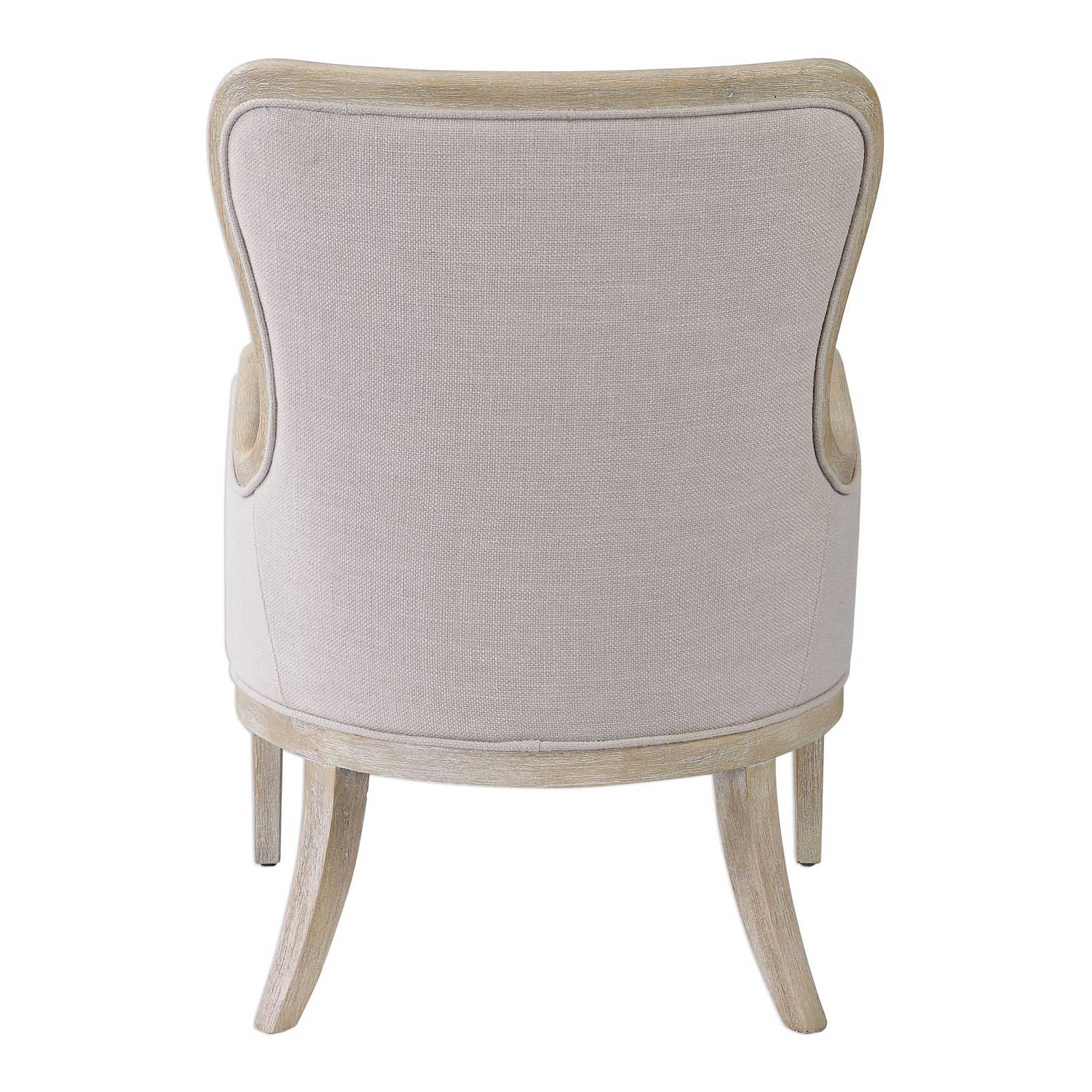 Uttermost Shantel Wing Chair - Oatmeal Gray