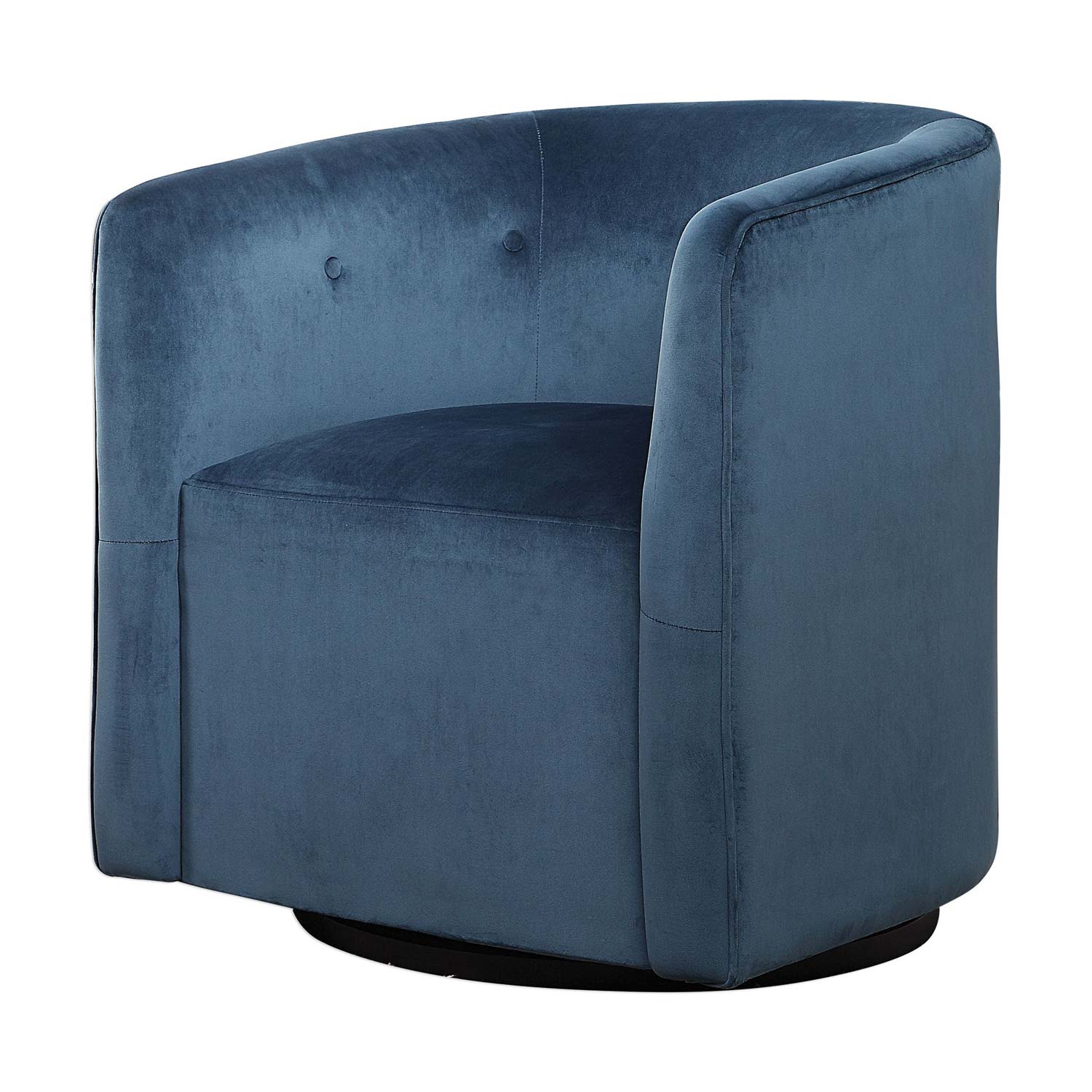 Uttermost Mallorie Swivel Chair - Blue