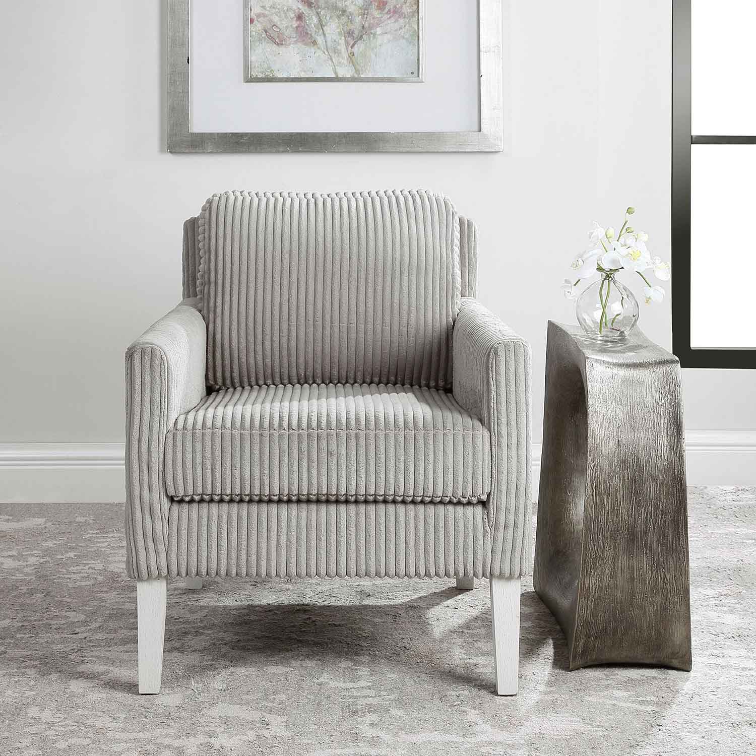Uttermost Cavalla Accent Chair - Gray