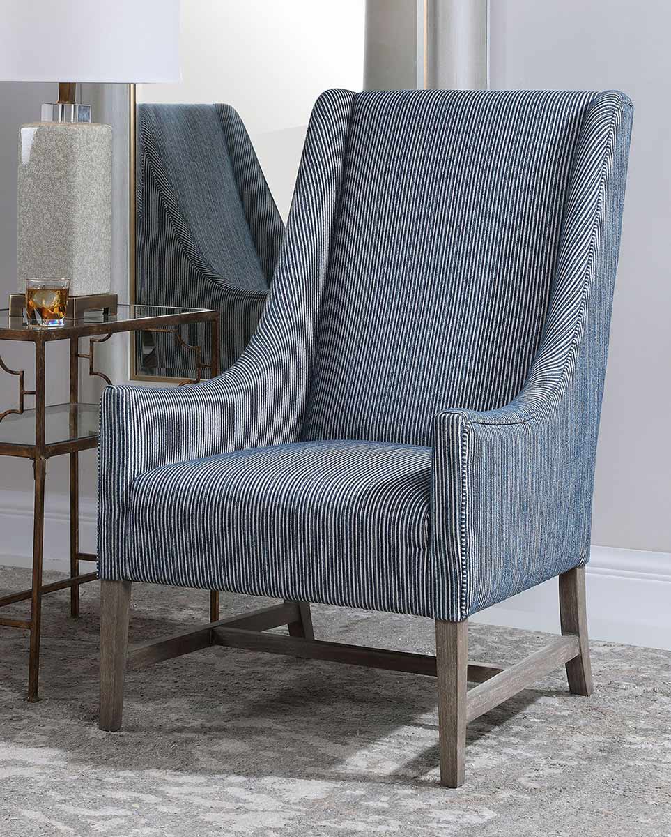 Uttermost Galiot Wingback Accent Chair