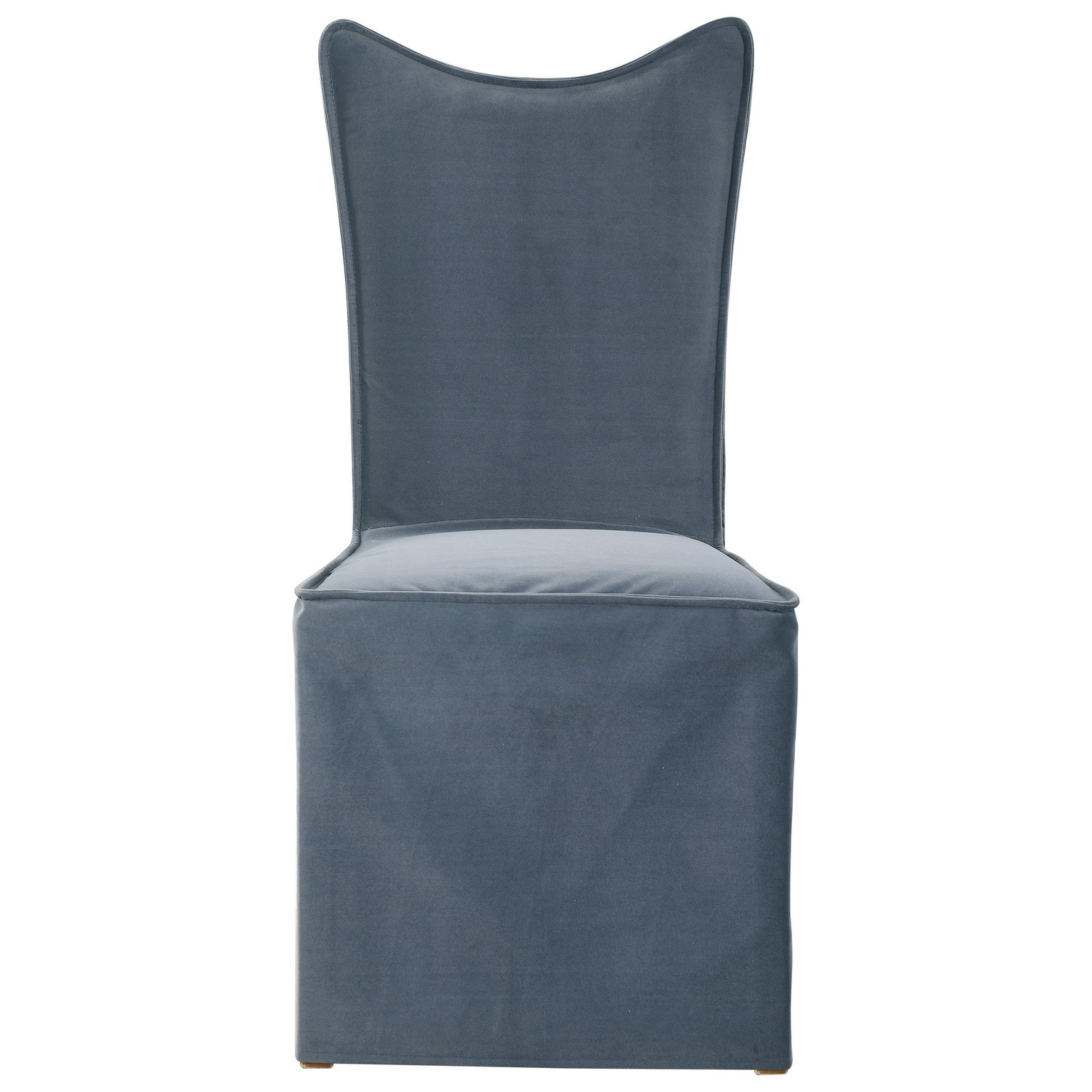 Uttermost Delroy Armless Chair - Set of 2 - Gray