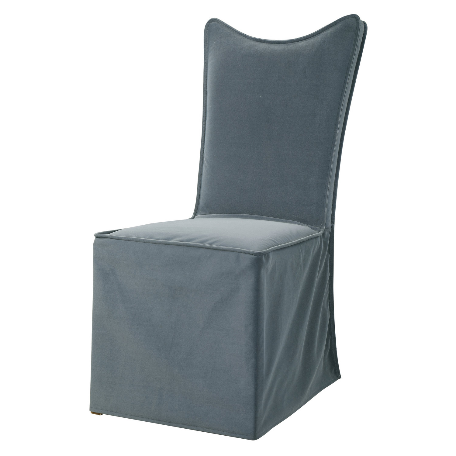 Uttermost Delroy Armless Chair - Set of 2 - Gray