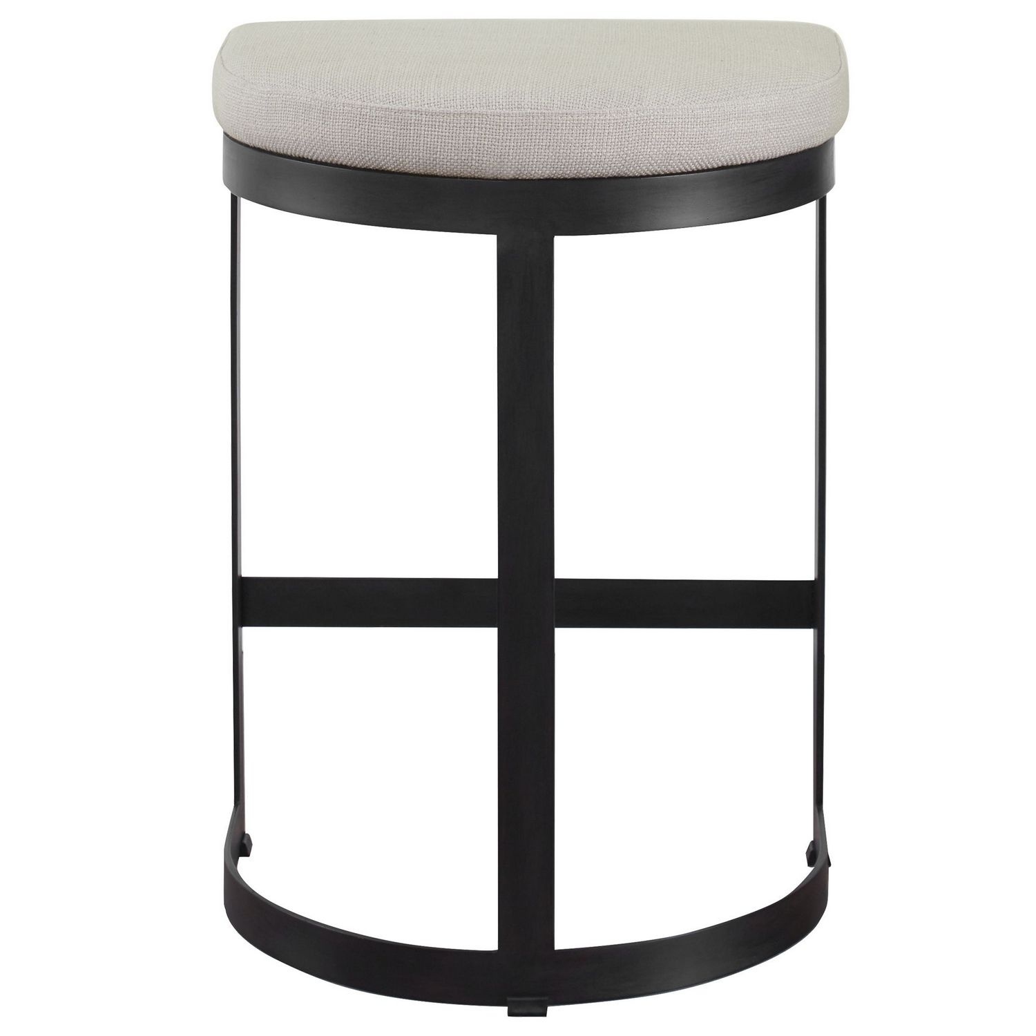 Uttermost Ivanna Counter Stool - Black Iron