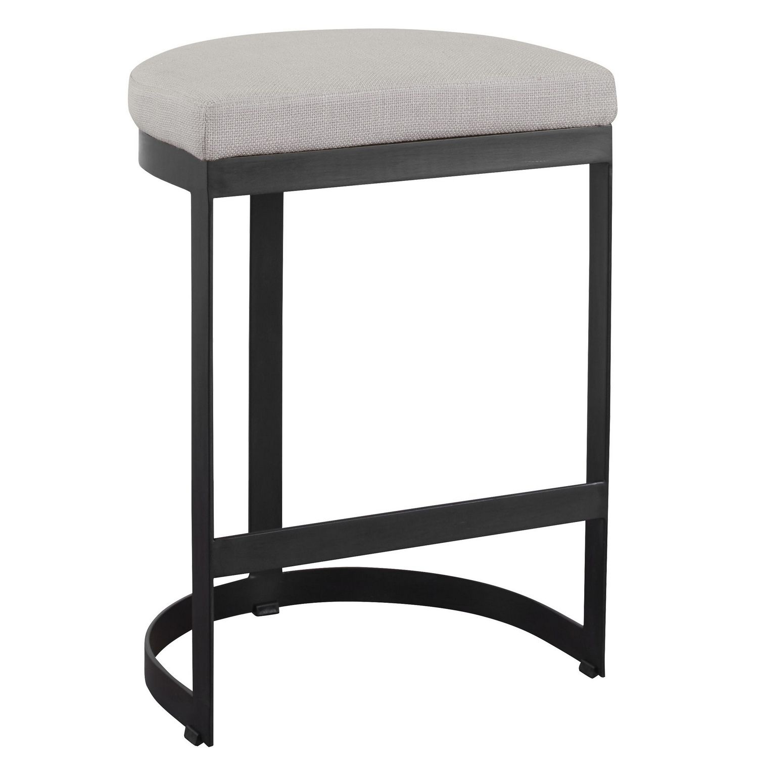 Uttermost Ivanna Counter Stool - Black Iron