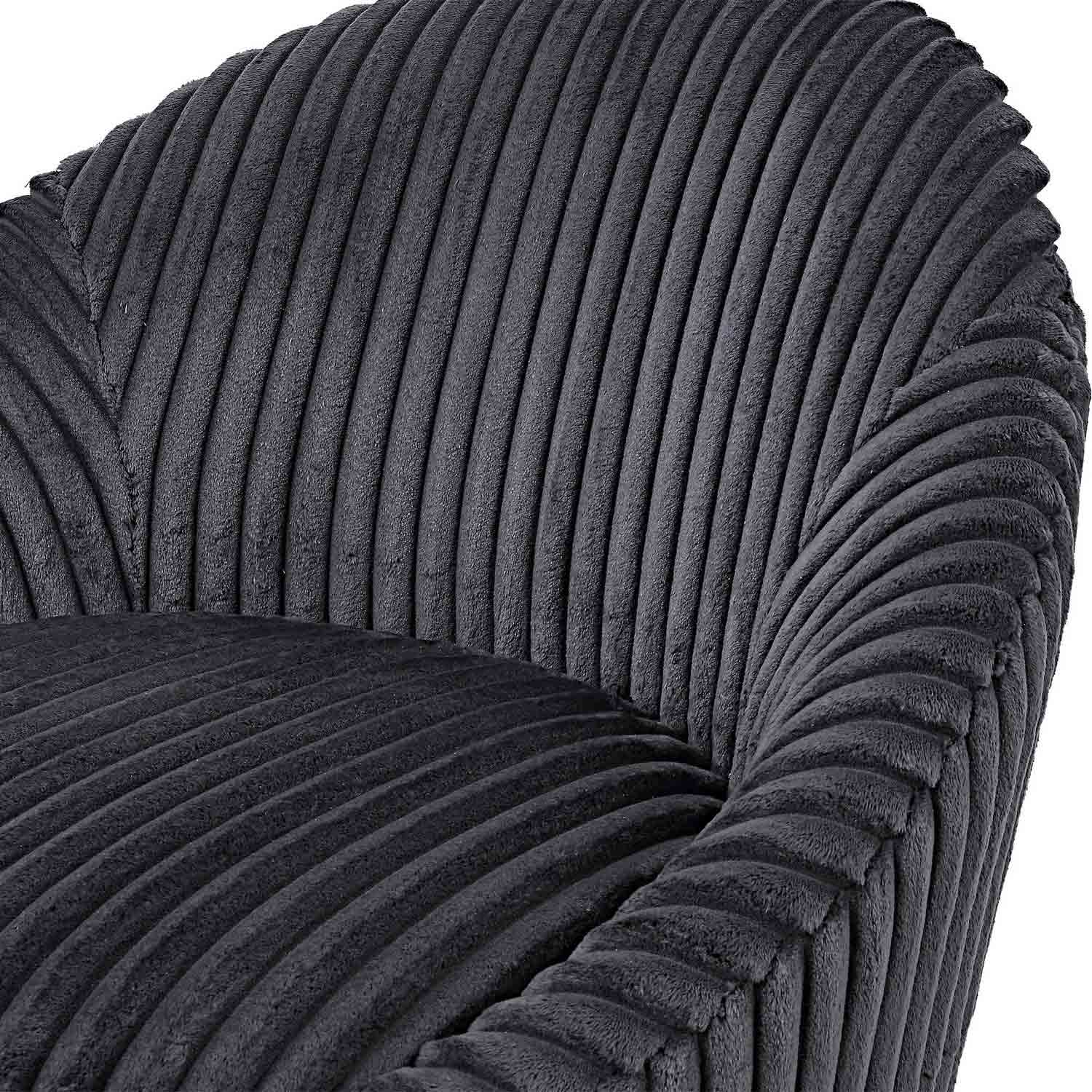 Uttermost Crue Fabric Swivel Chair - Gray