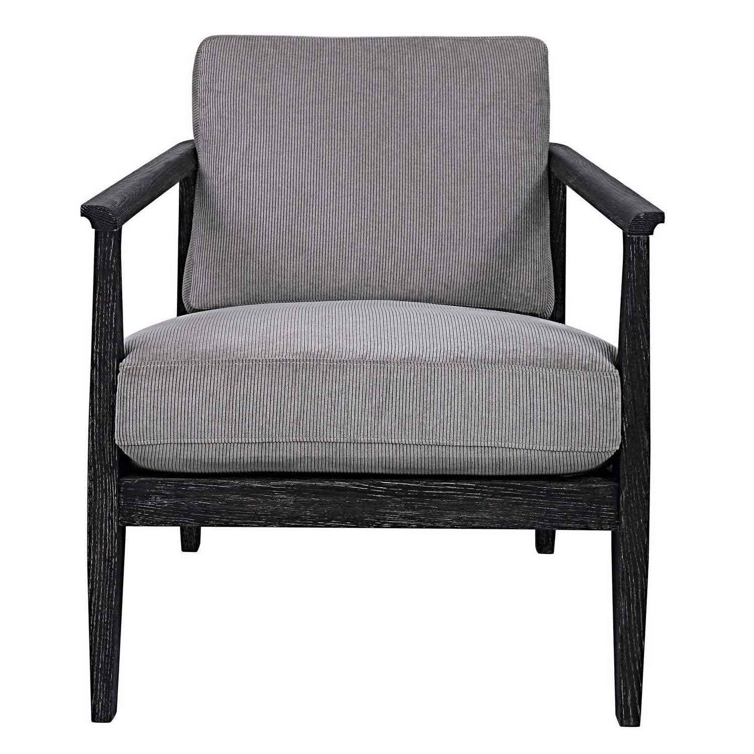 Uttermost Brunei Modern Accent Chair - Gray