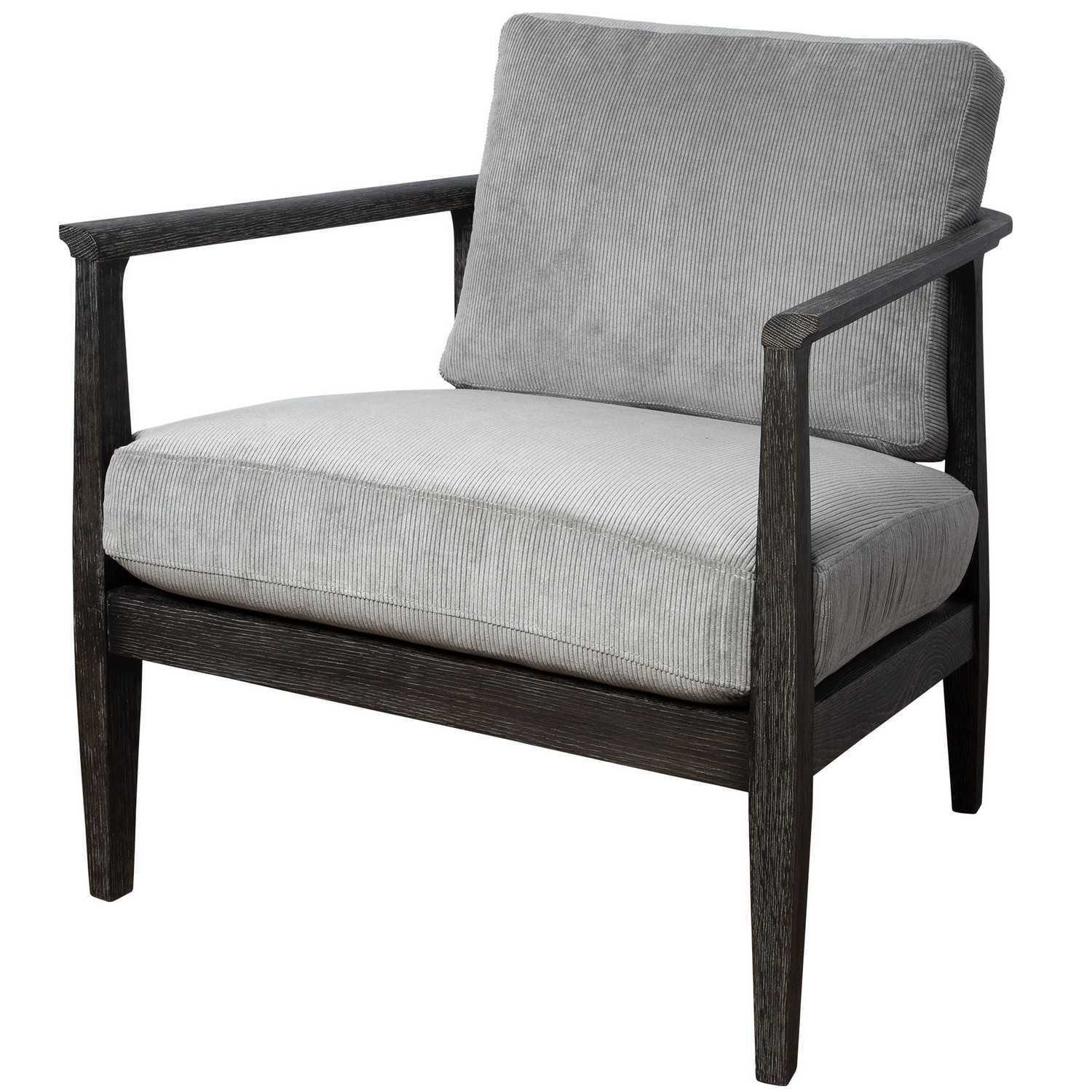 Uttermost Brunei Modern Accent Chair - Gray