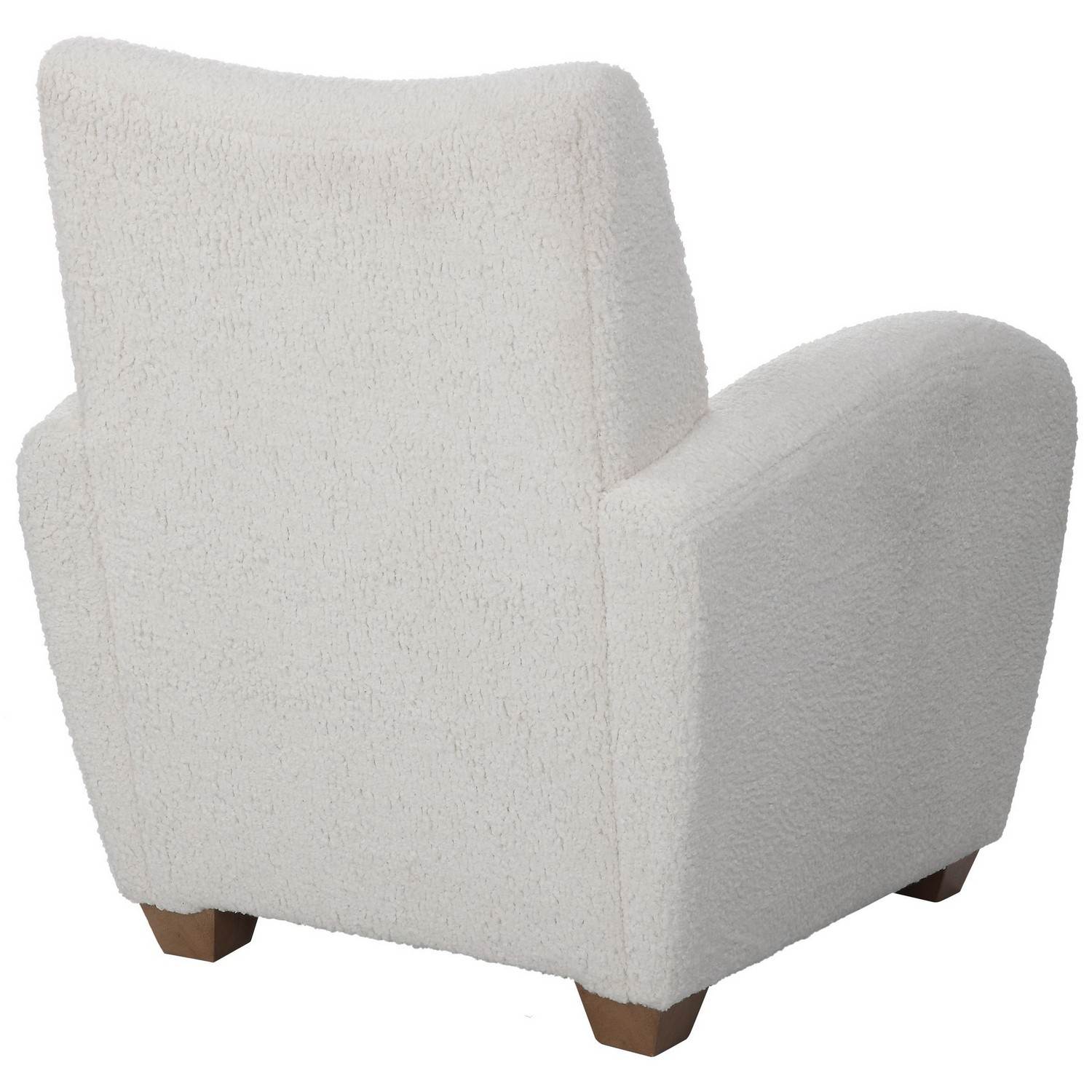 Uttermost Teddy Shearling Accent Chair - White