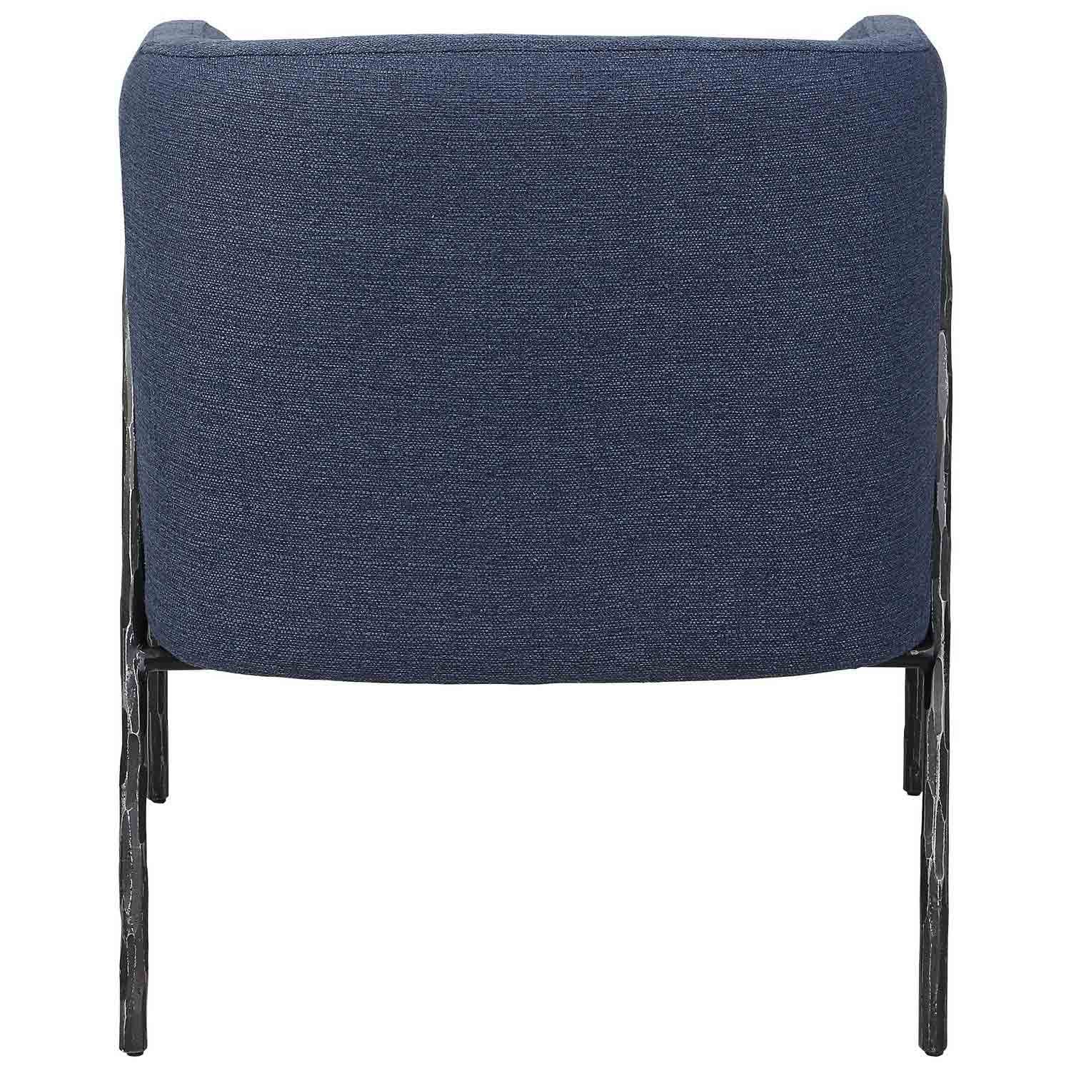 Uttermost Jacobsen Barrel Chair - Denim