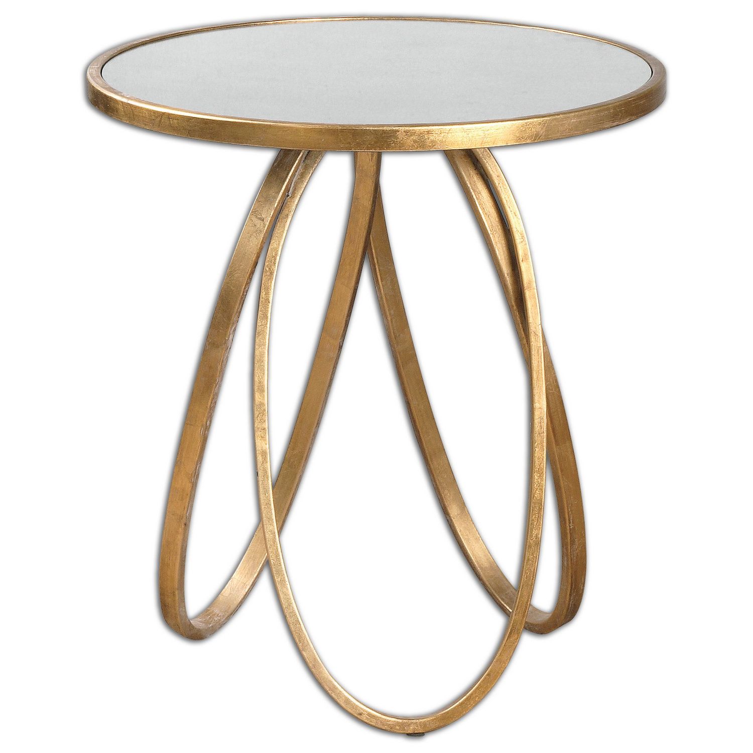 Uttermost Montrez Side Table - Gold