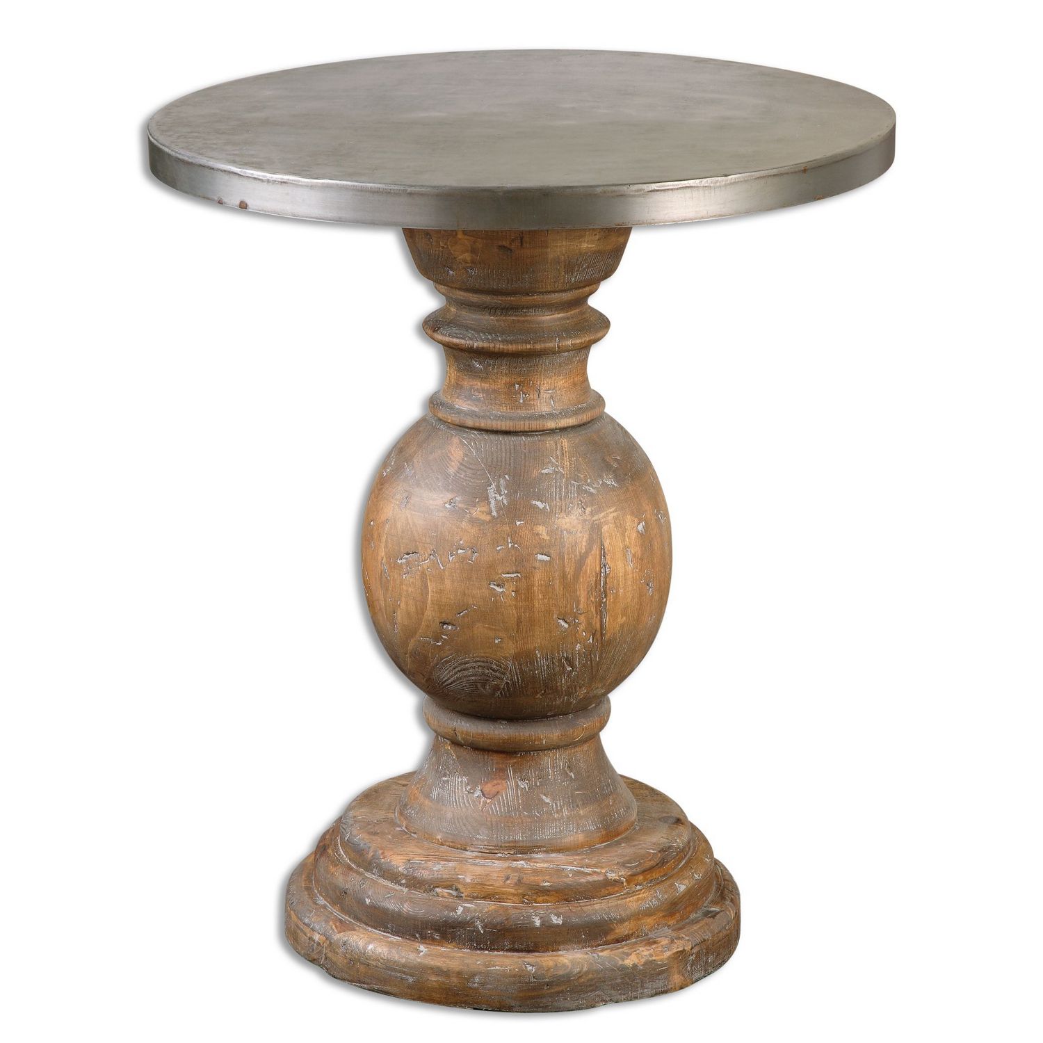 Uttermost Blythe Wooden Side Table