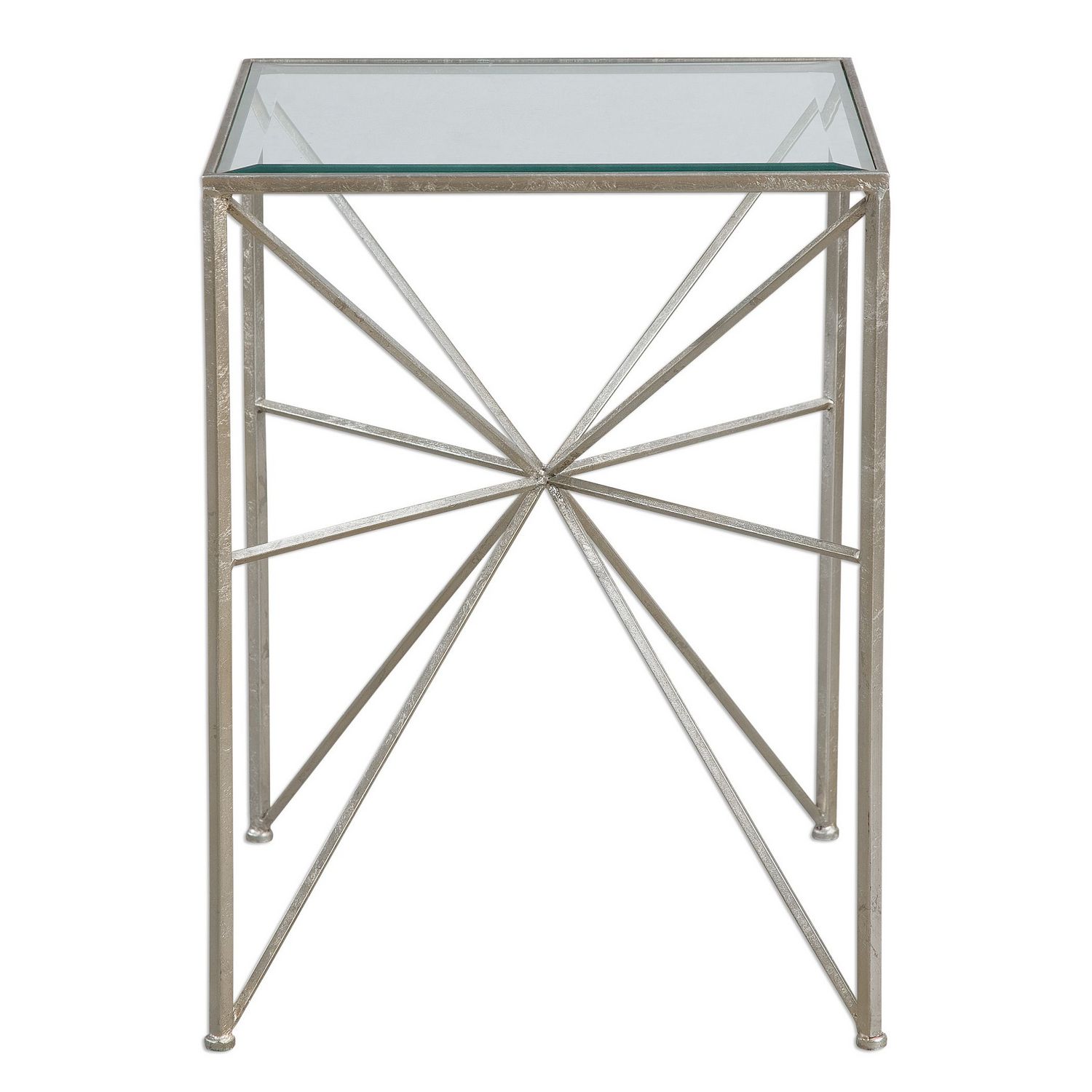 Uttermost Silvana Side Table - Silver