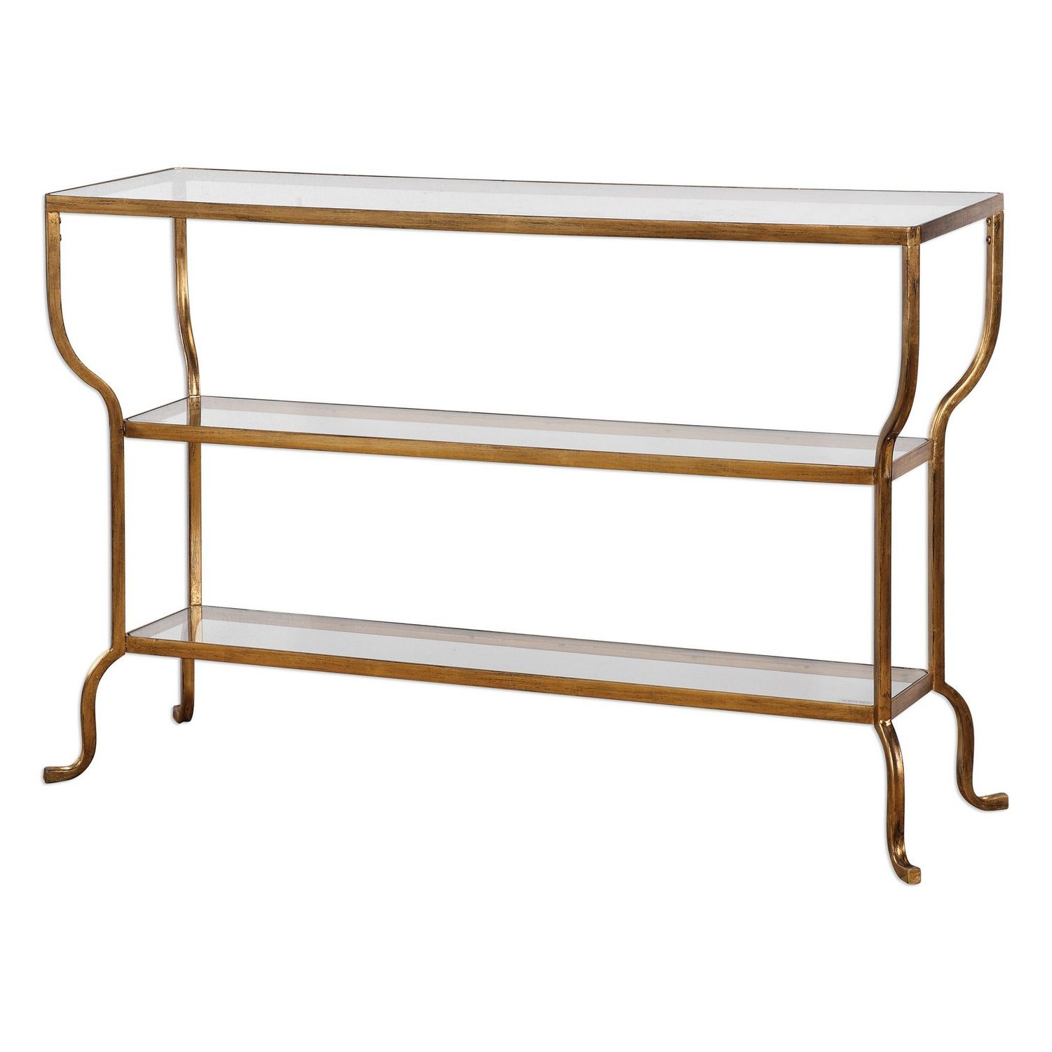 Uttermost Deline Console Table - Gold