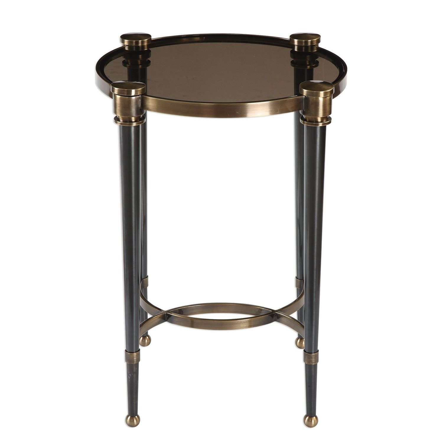 Uttermost Thora Accent Table - Brushed Black