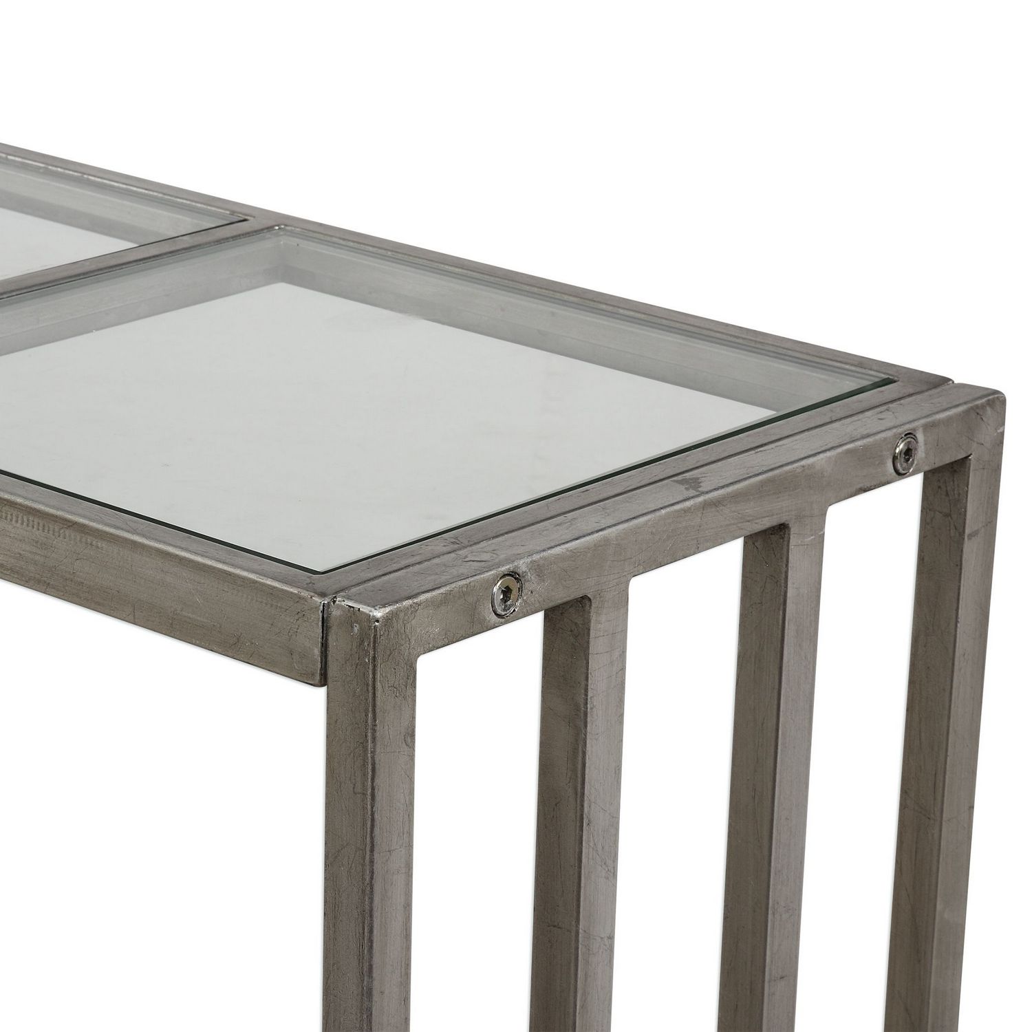 Uttermost Arlice Console Table - Bright Silver