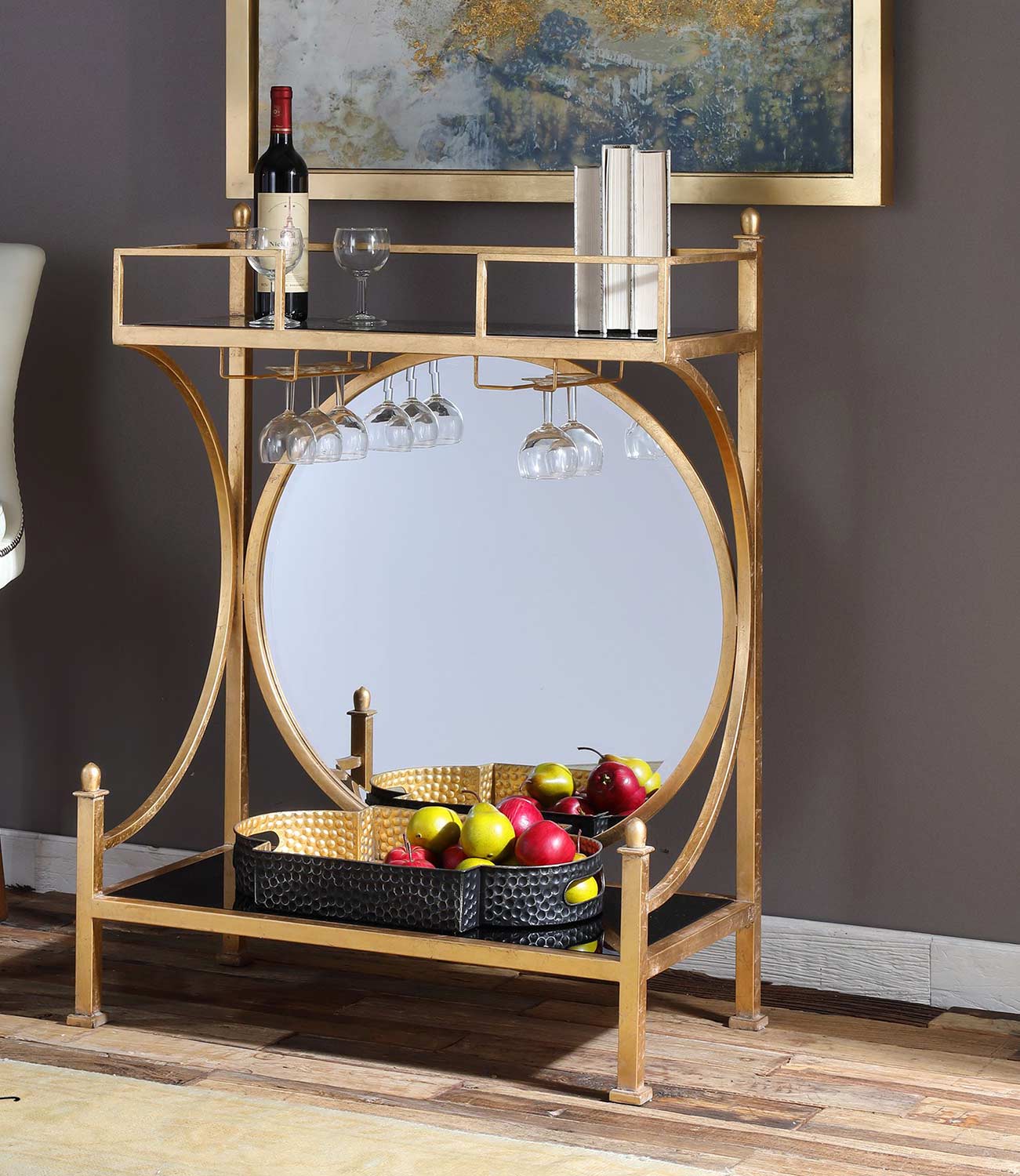 Uttermost Presley Bar Console - Gold