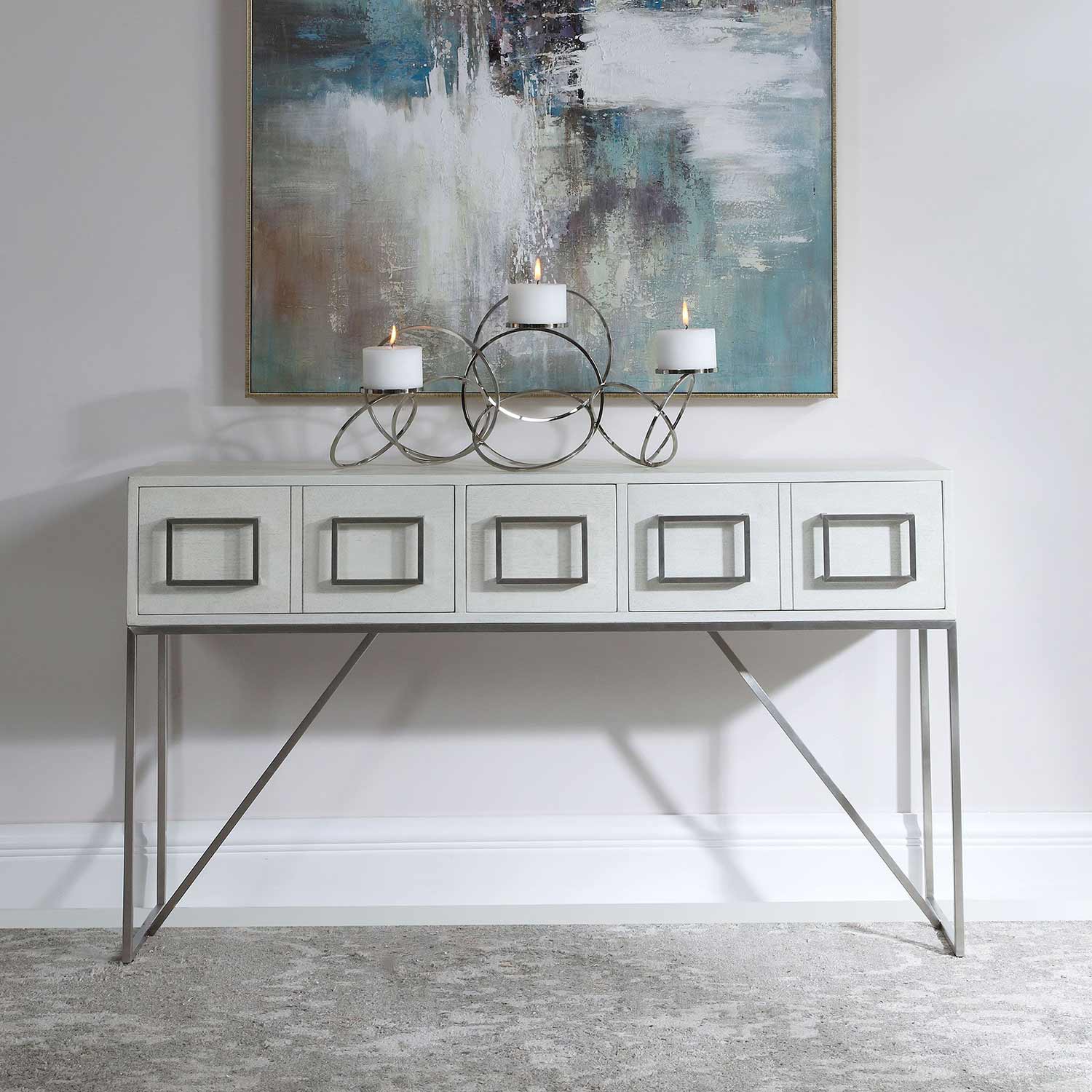 Uttermost Abaya Console Table - White