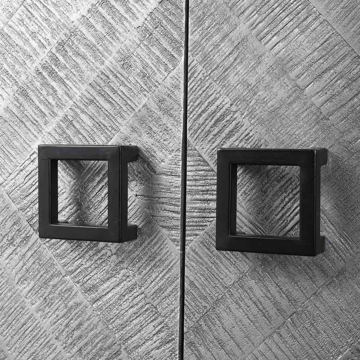 Uttermost Keyes 2 Door Cabinet - Gray