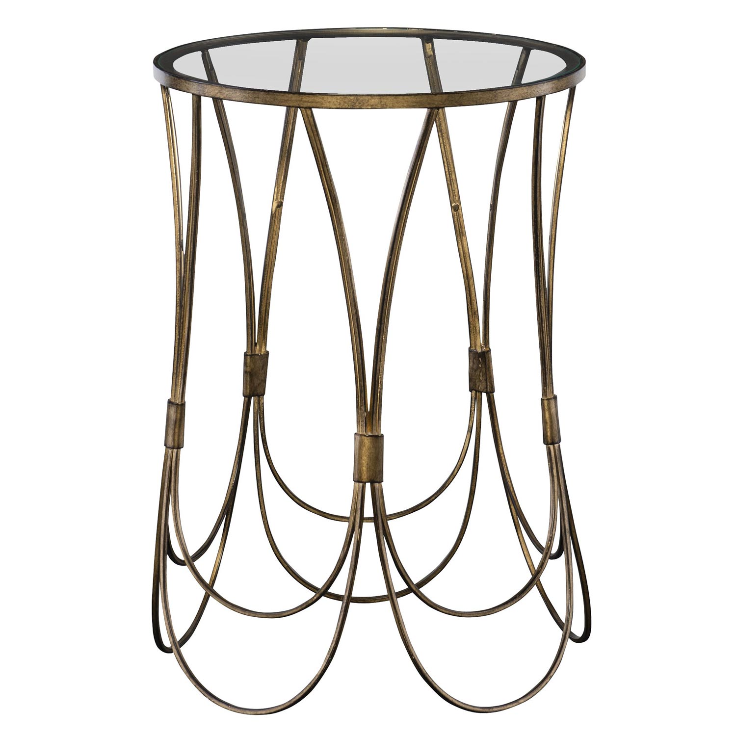 Uttermost Kalindra Accent Table - Gold