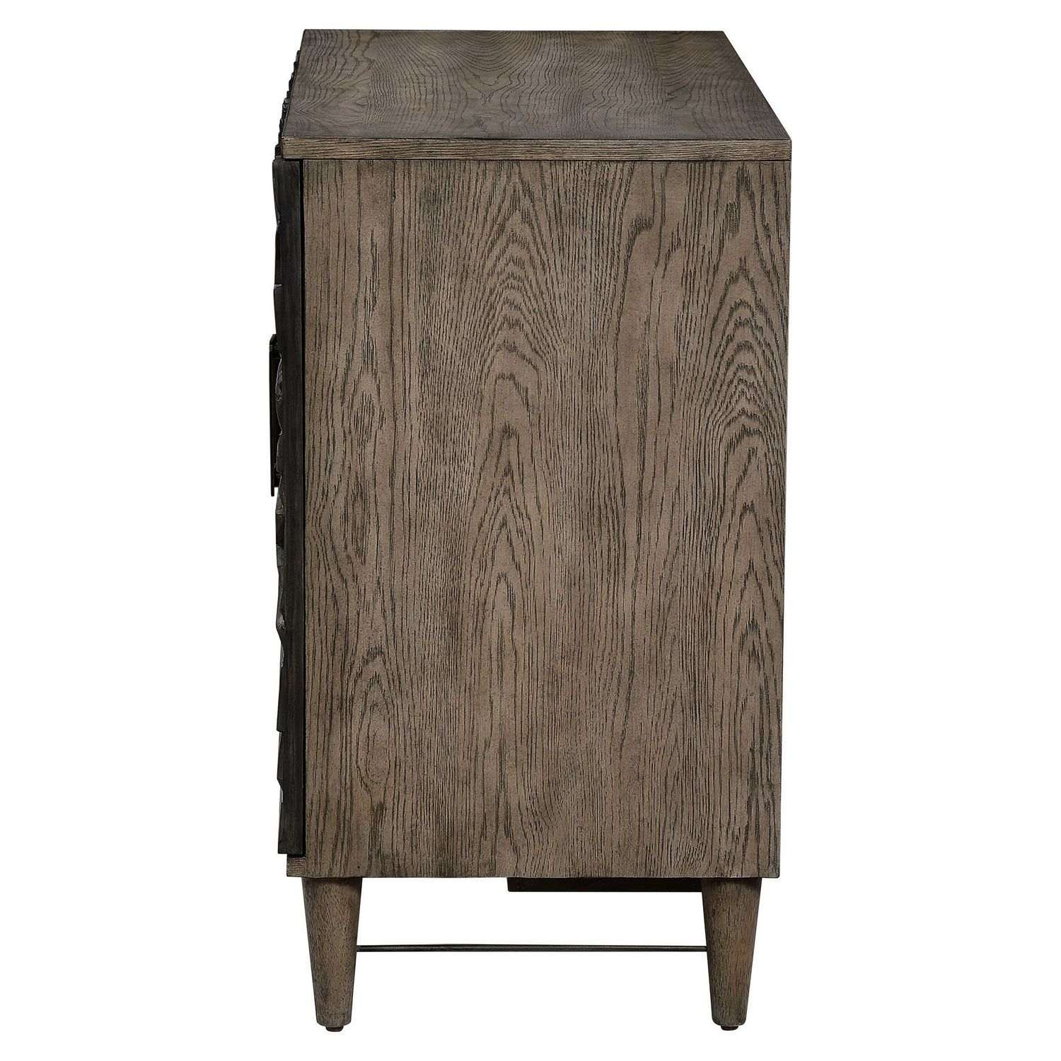 Uttermost Shield 2 Door Cabinet - Gray Oak
