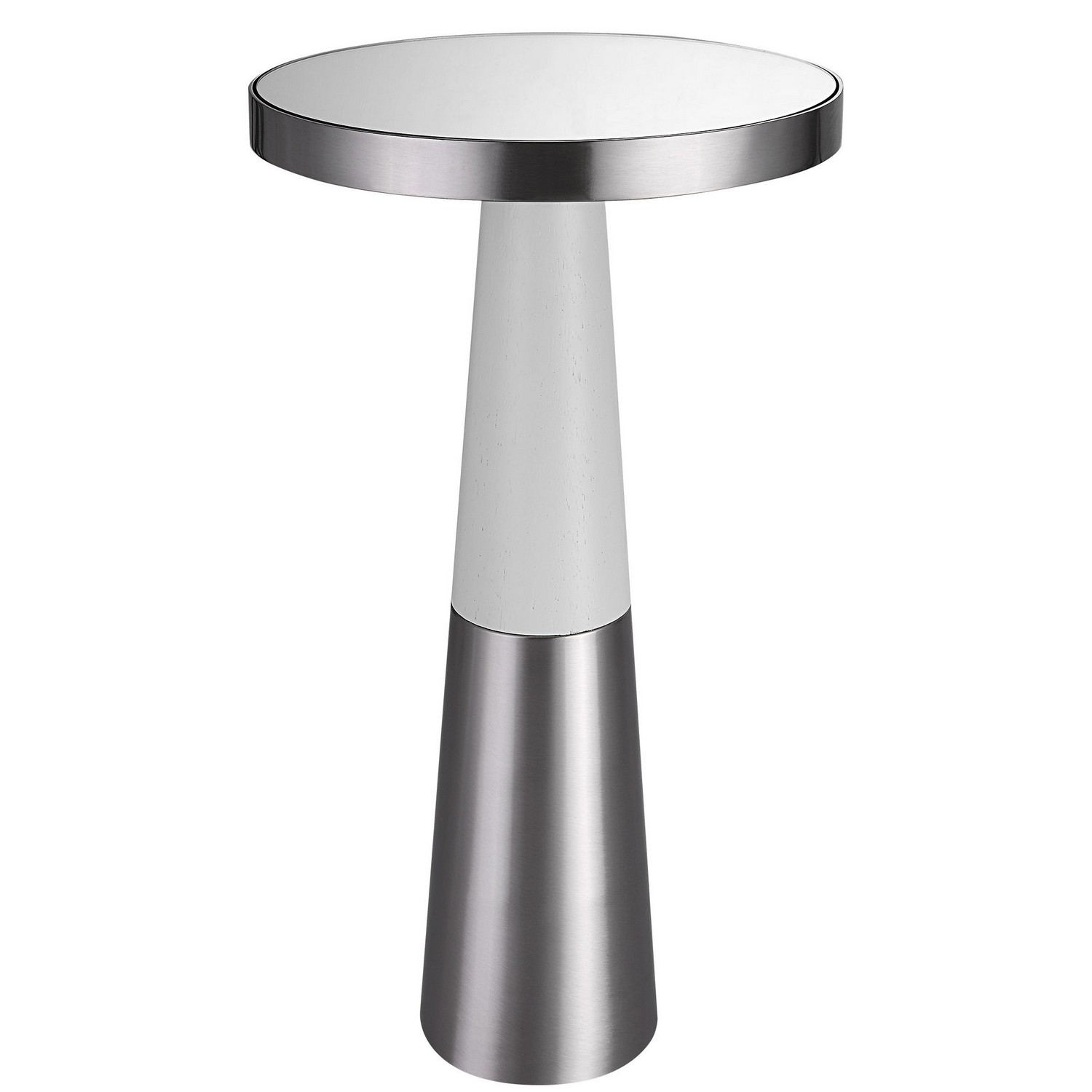 Uttermost Fortier Accent Table - Nickel