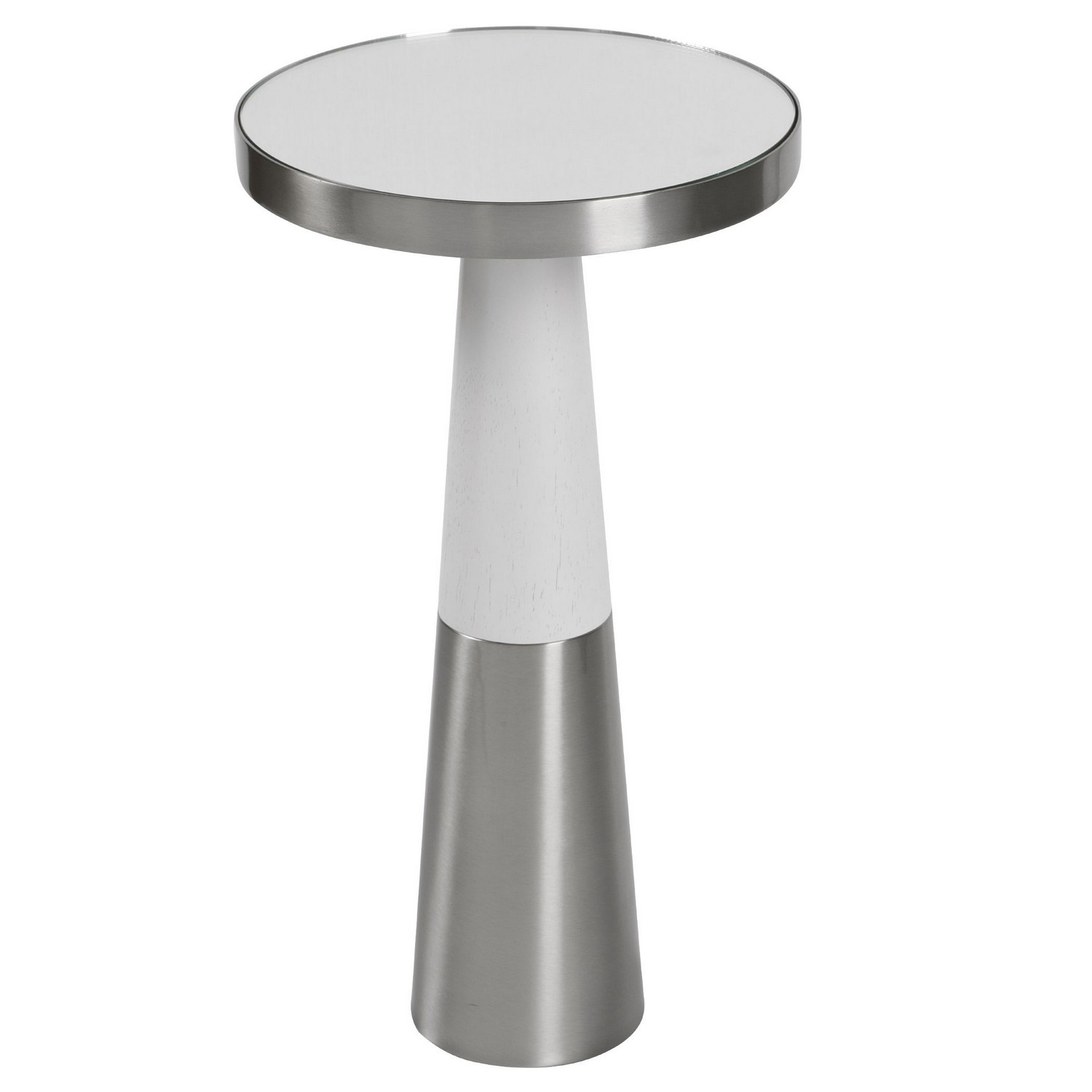 Uttermost Fortier Accent Table - Nickel