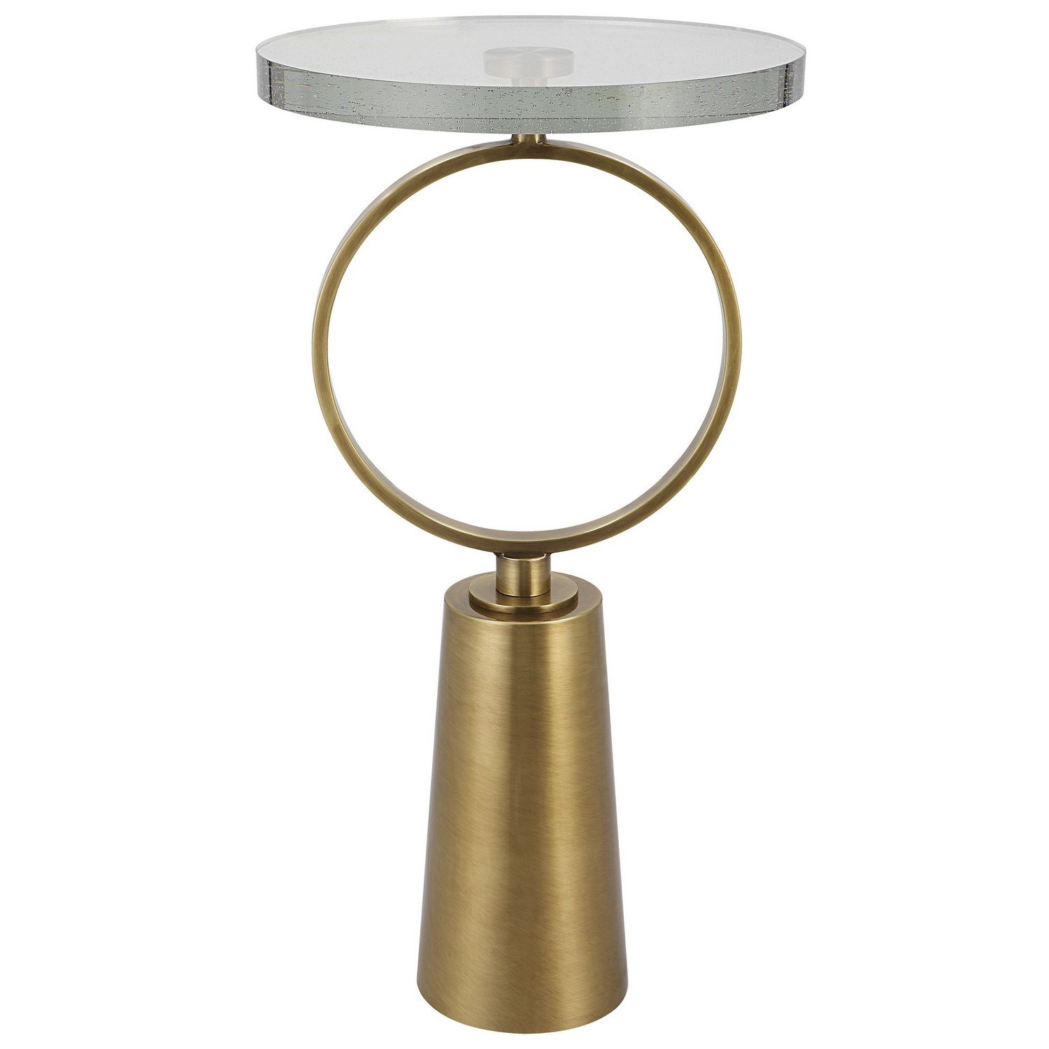 Uttermost Ringlet Accent Table - Brass