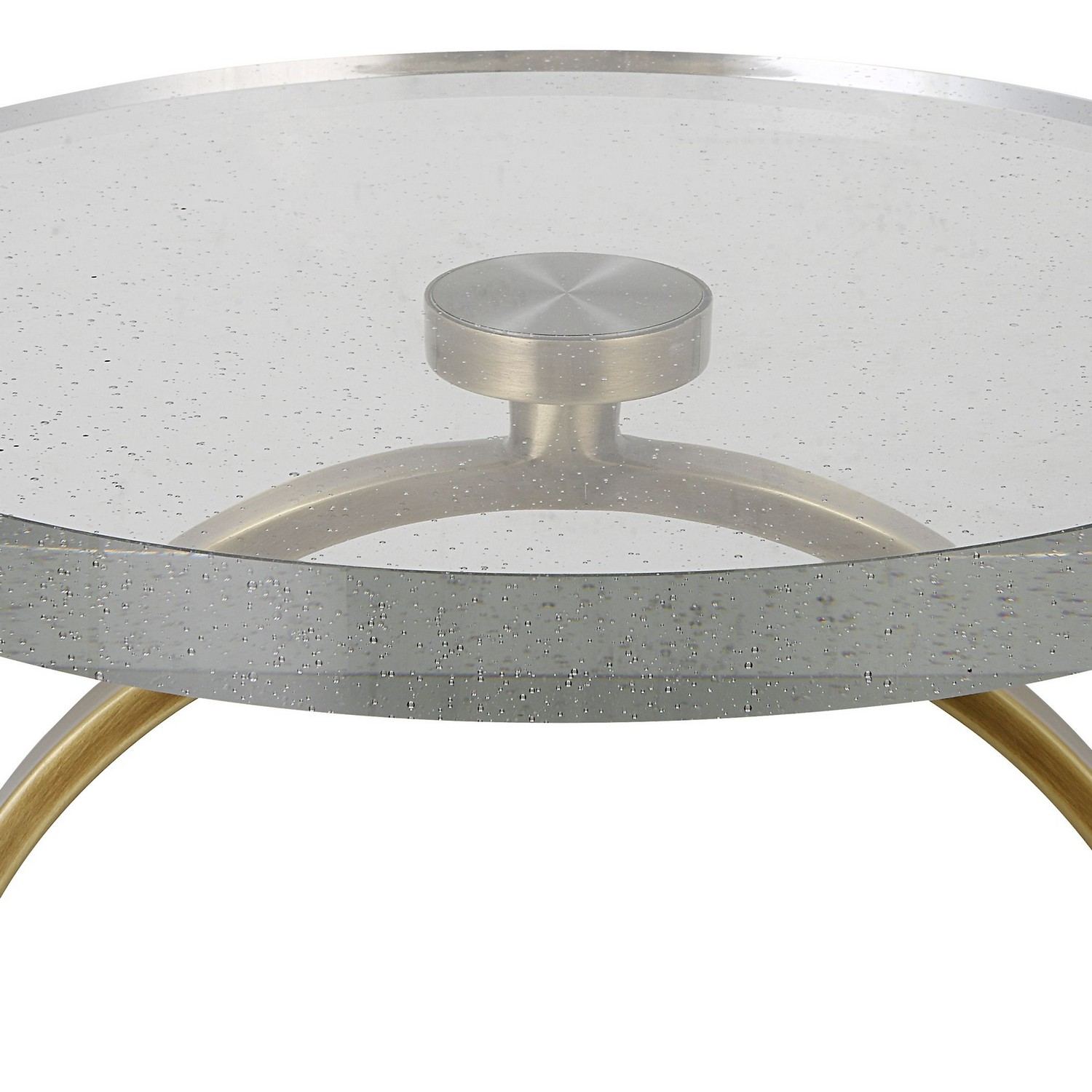 Uttermost Ringlet Accent Table - Brass
