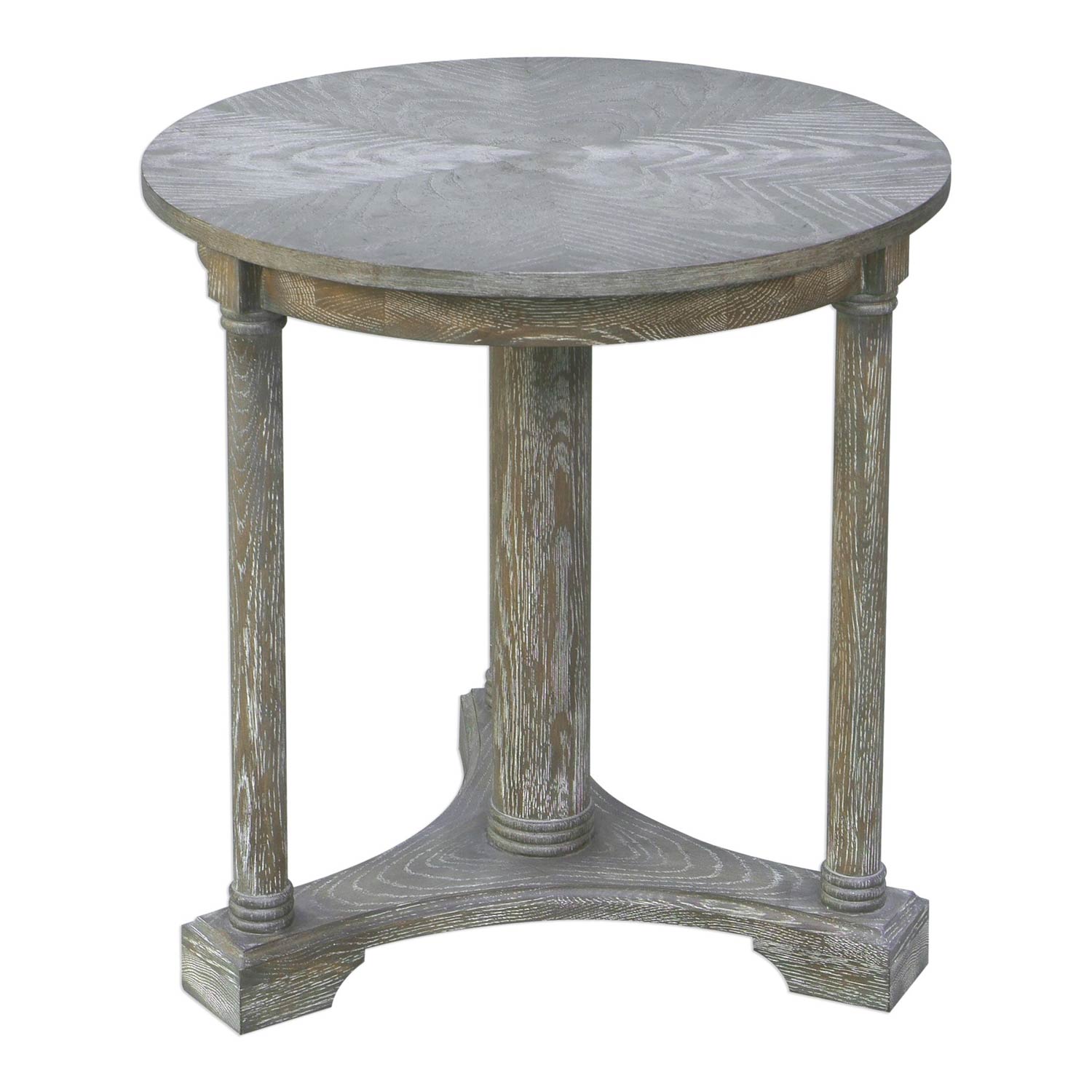 Uttermost Thema Accent Table - Weathered Gray