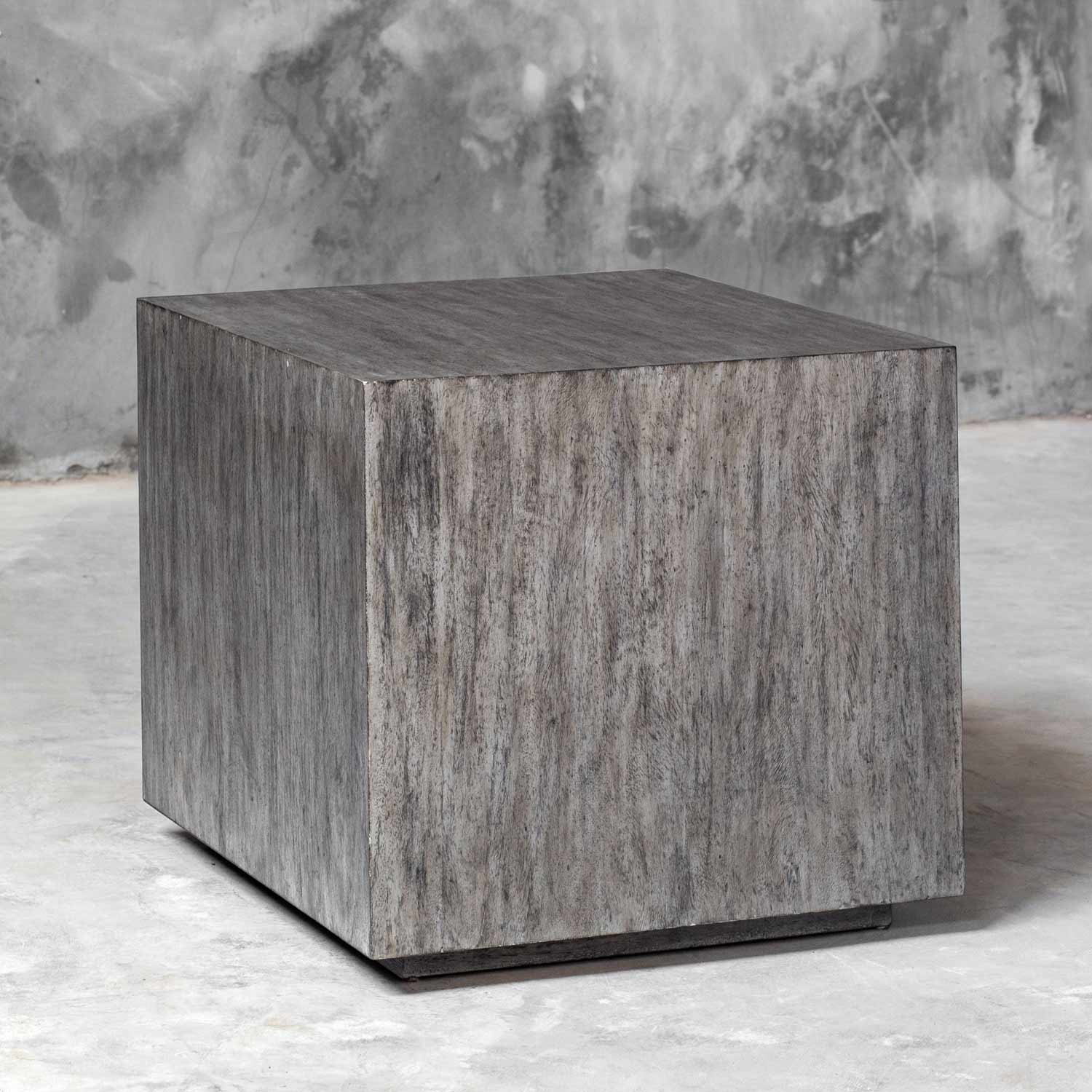 Uttermost Kareem Modern Side Table - Gray