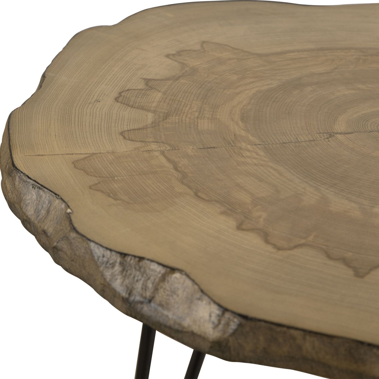 Uttermost Runay Wood Slab Side Table