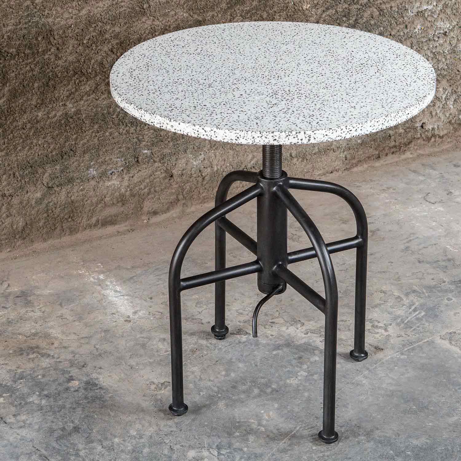 Uttermost Apsel Industrial Accent Table