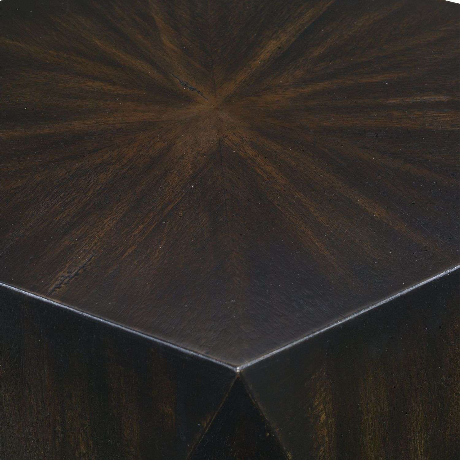 Uttermost Volker Wooden Side Table - Black