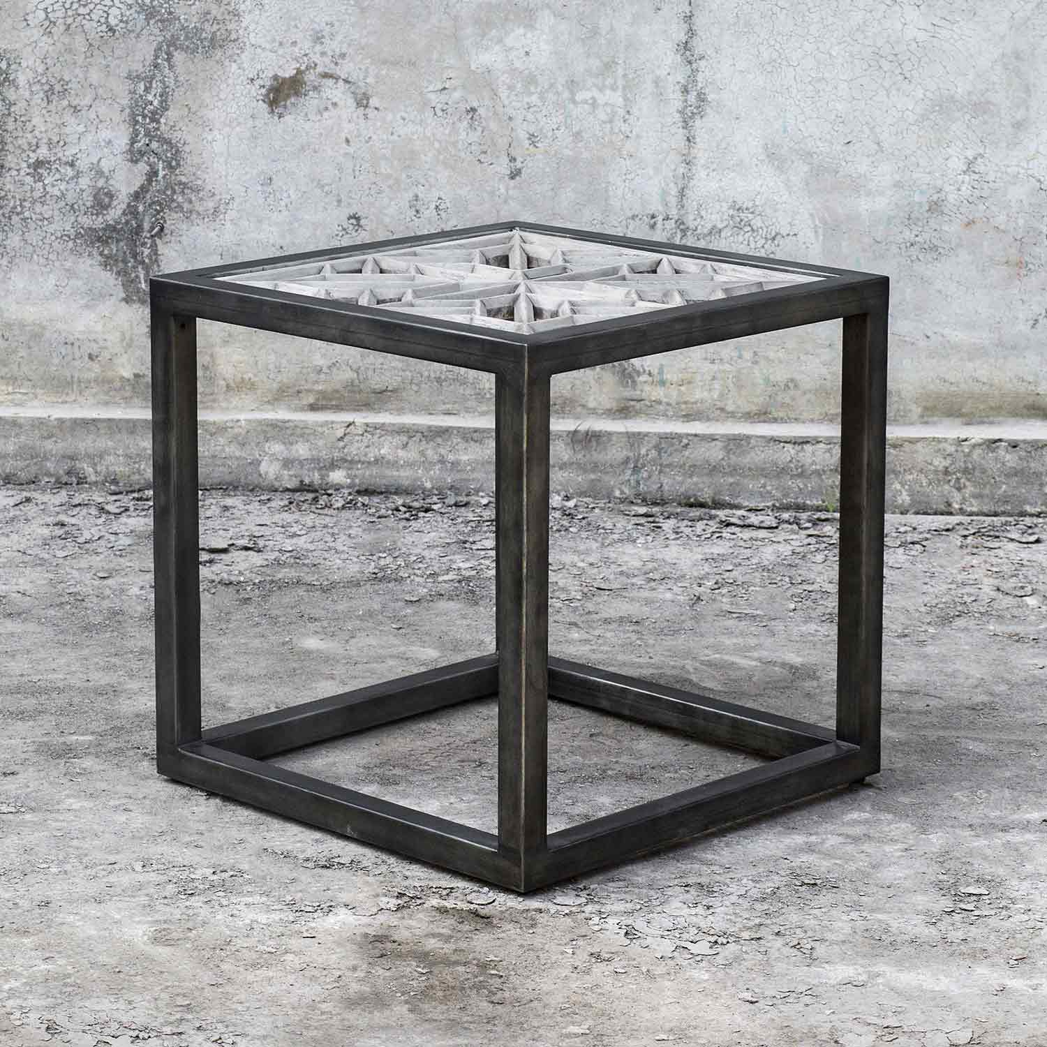 Uttermost Baruti End Table - Iron Frame
