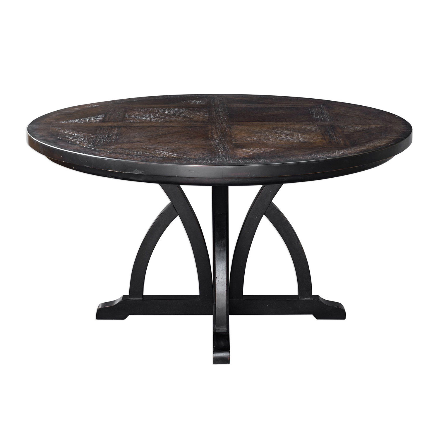 Uttermost Maiva Round Dining Table - Black