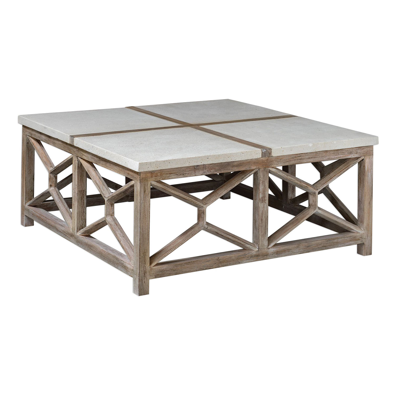 Uttermost Catali Coffee Table - Stone