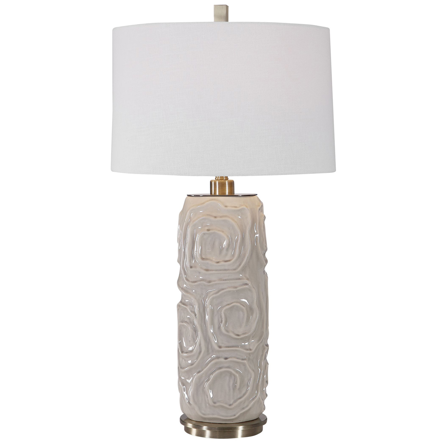 Uttermost Zade Table Lamp - Warm Gray