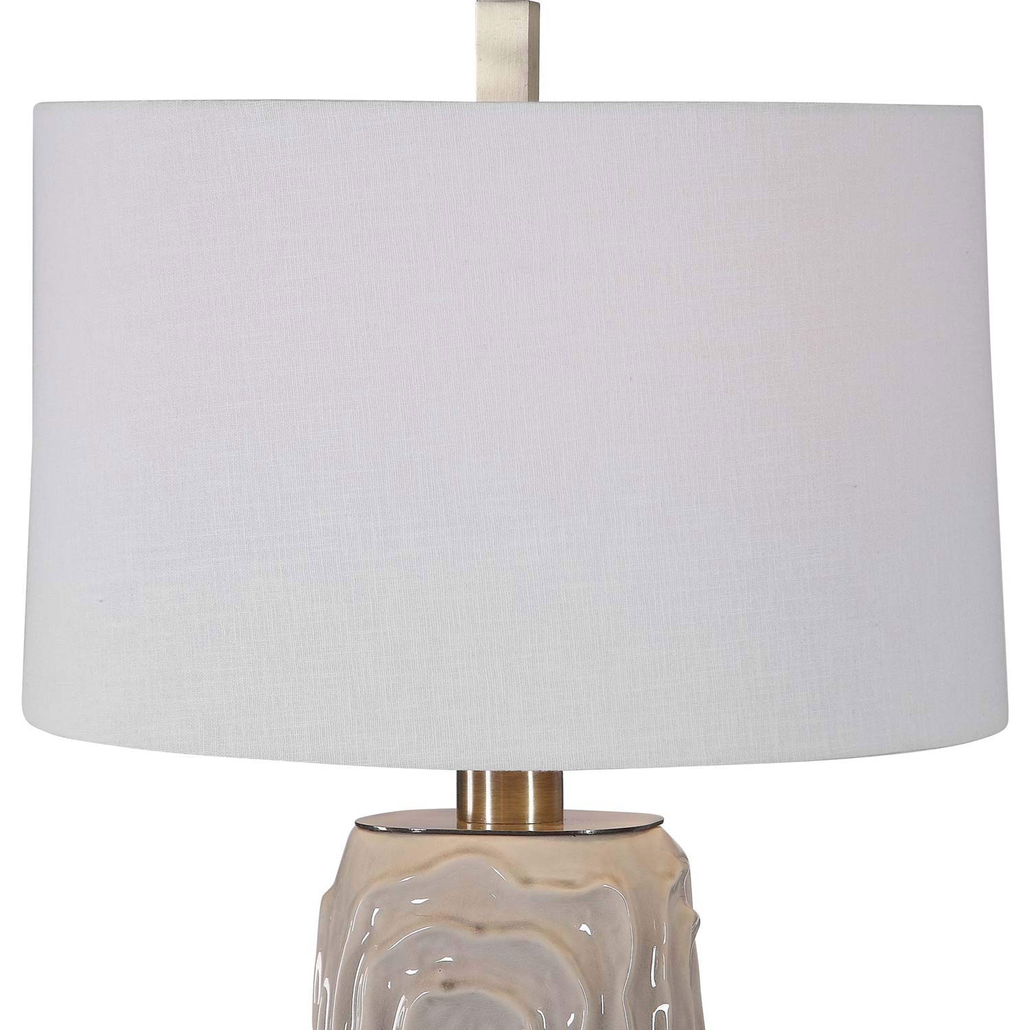Uttermost Zade Table Lamp - Warm Gray