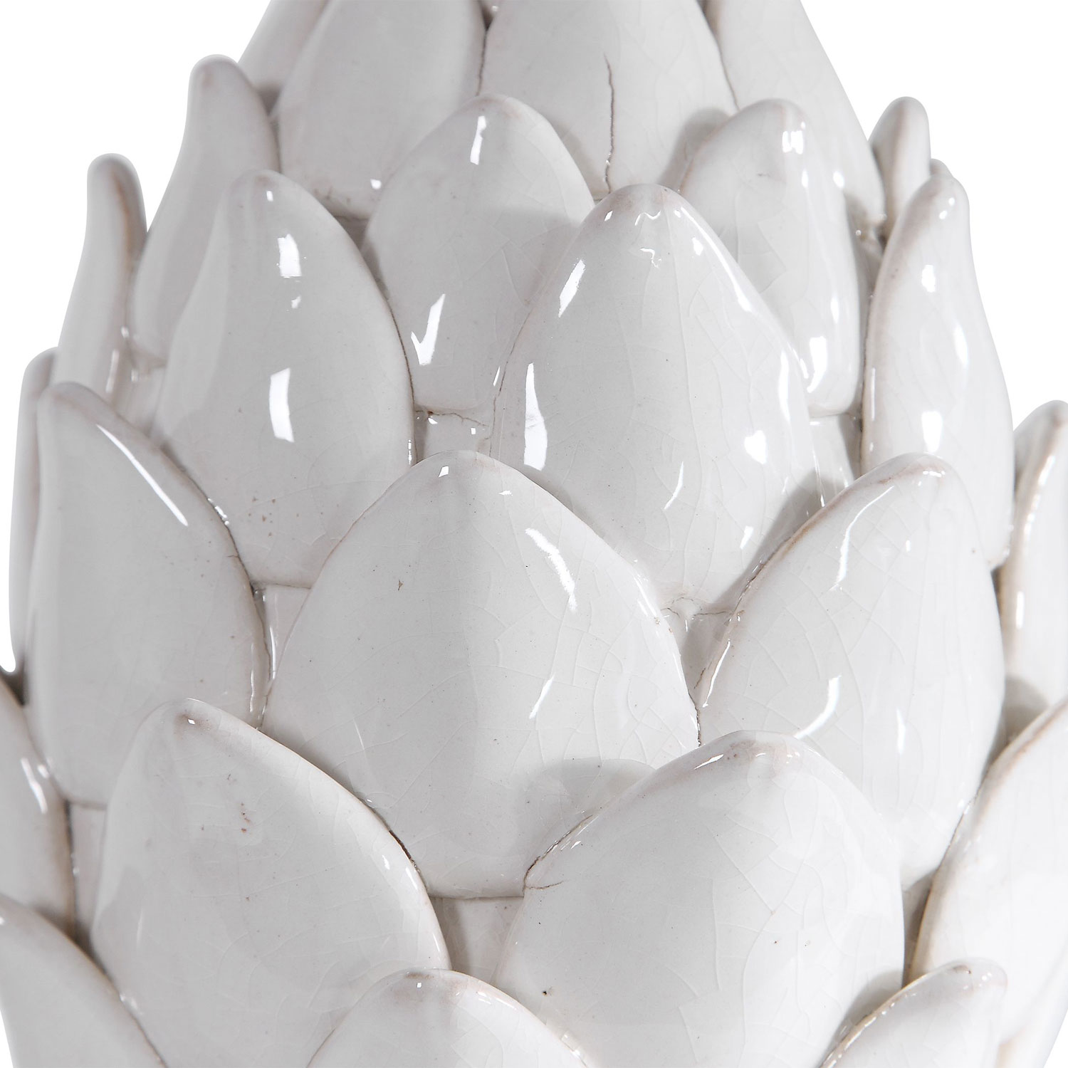 Uttermost White Table Lamp - Artichoke